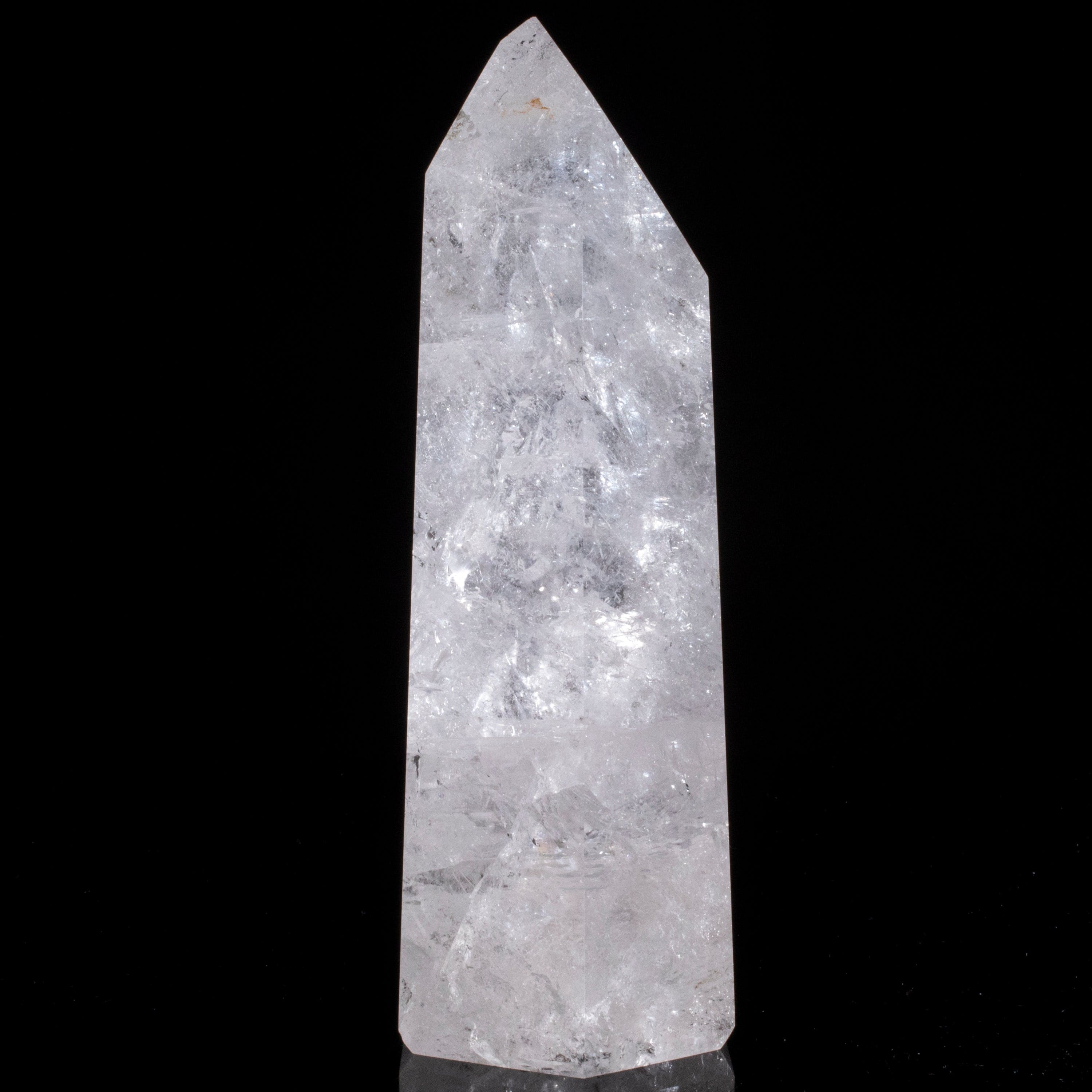 Kalifano Quartz Natural Quartz Obelisk from Brazil - 8" / 1,573 grams QZ2400.014