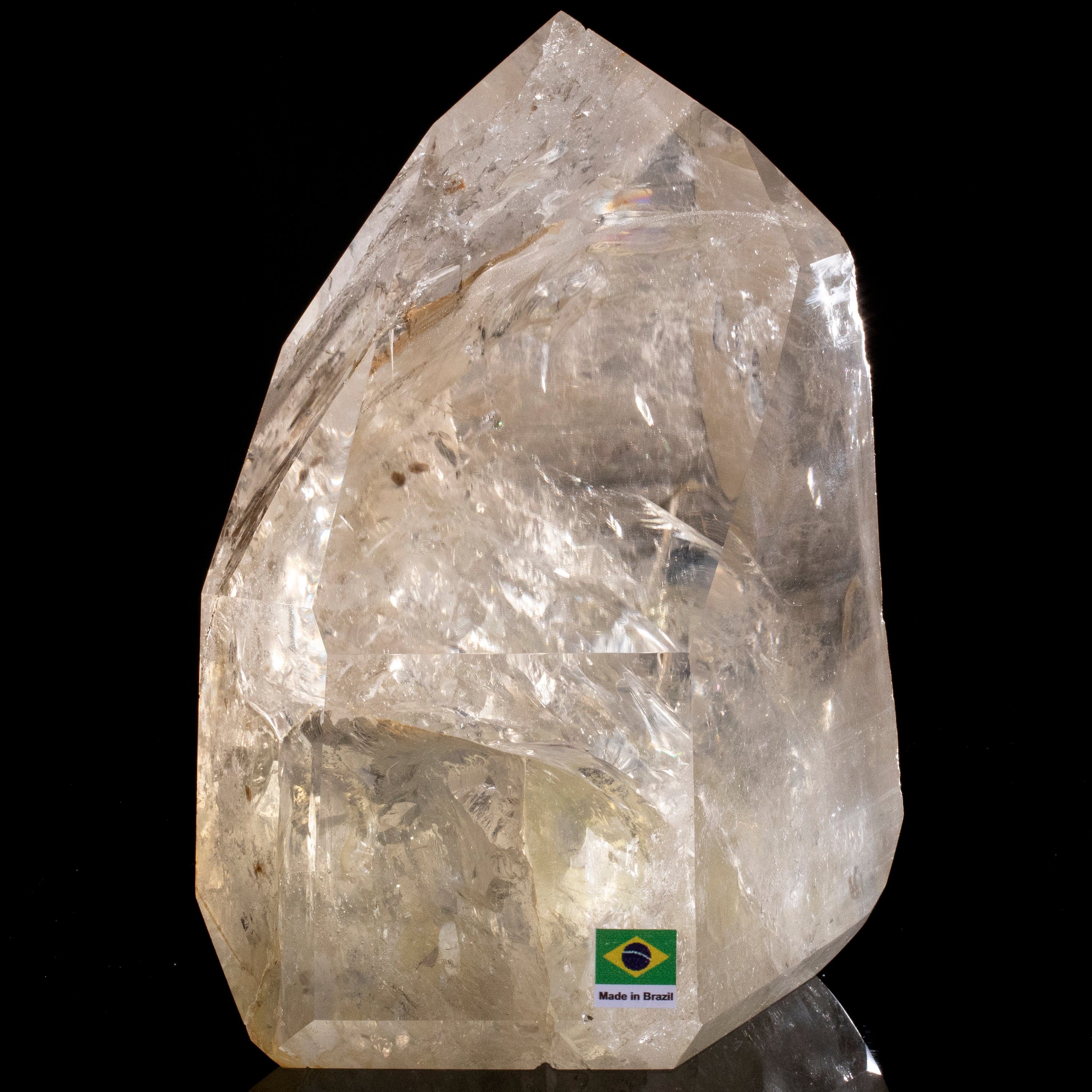 Kalifano Quartz Natural Quartz Obelisk from Brazil - 8" / 4,200 grams QZ6000.001