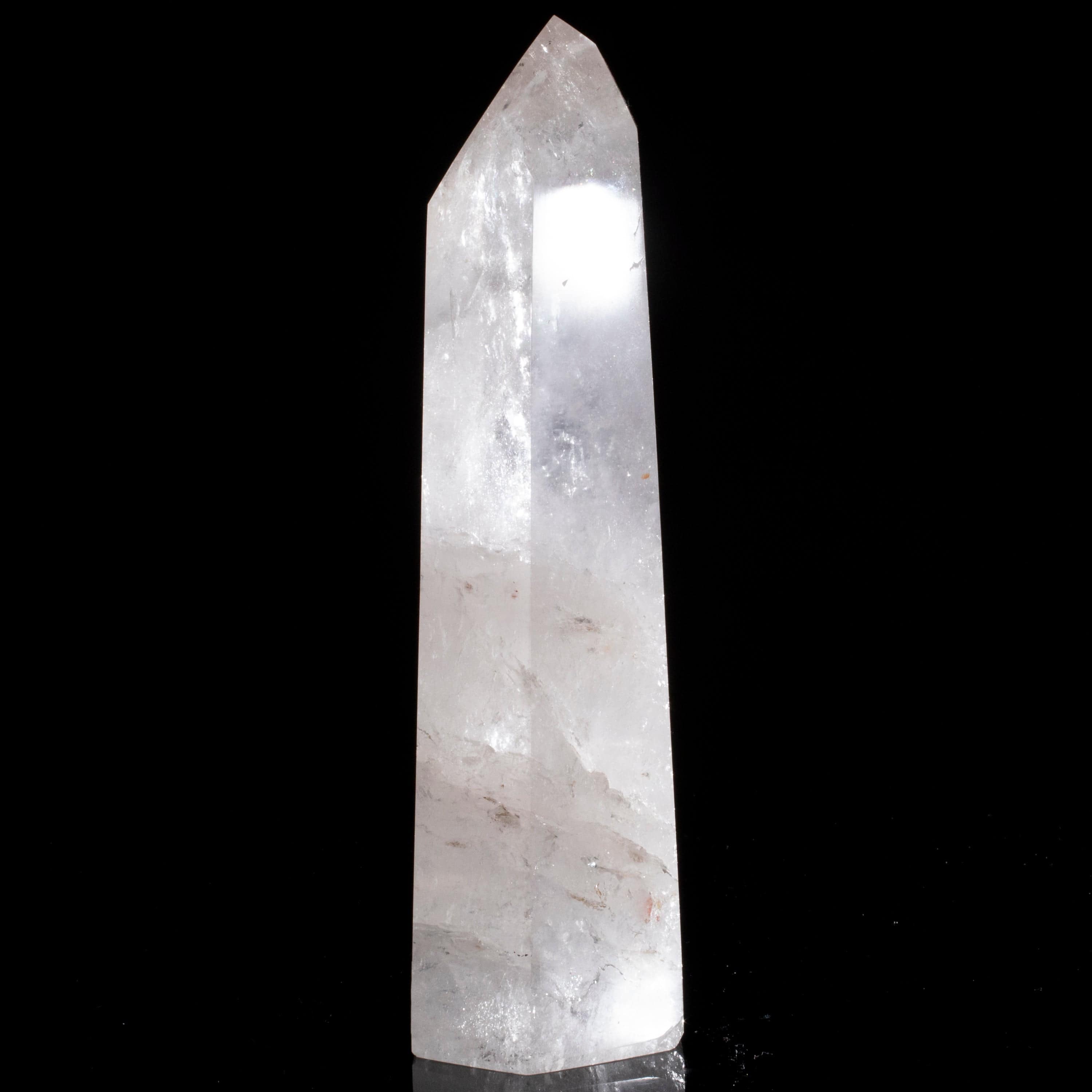 Kalifano Quartz Natural Quartz Obelisk from Brazil - 8.5" / 1,233 grams QZ1800.009