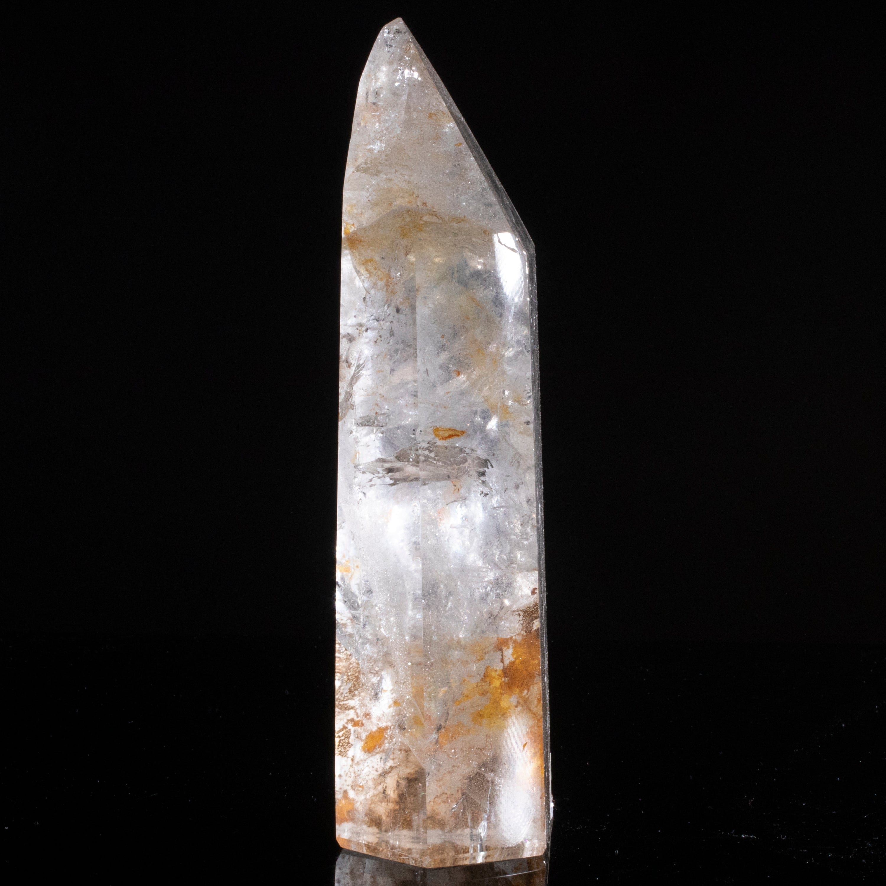 Kalifano Quartz Natural Quartz Obelisk from Brazil - 8.5" / 1,442 grams QZ1800.002