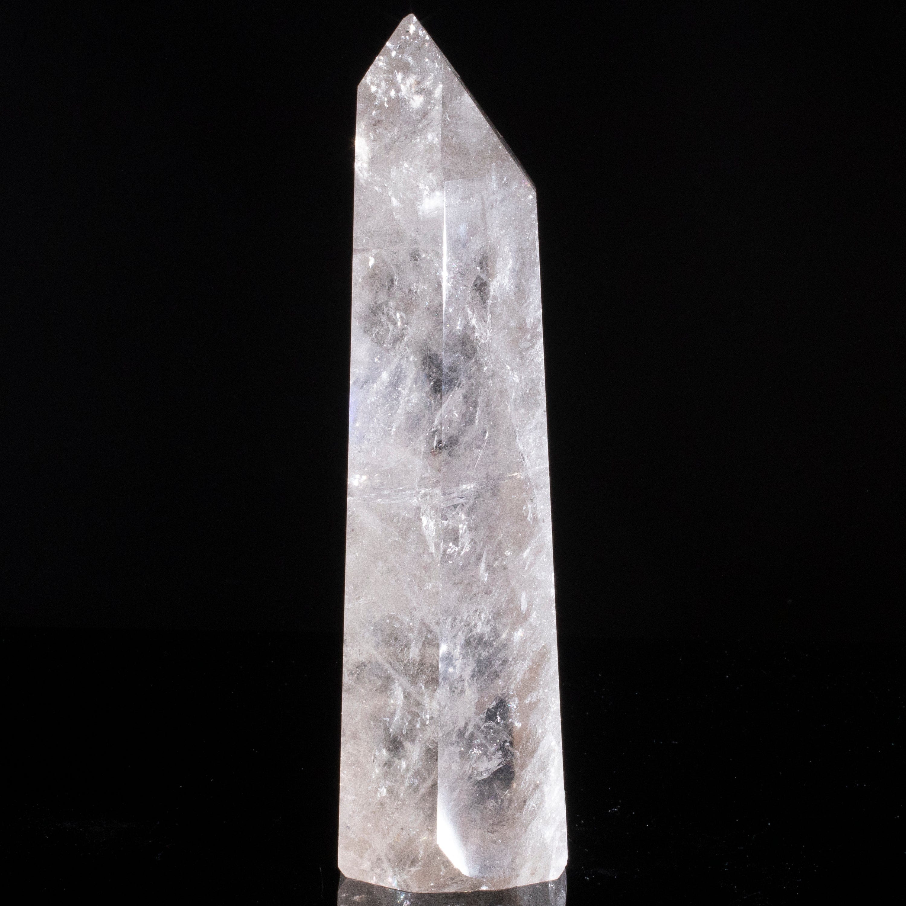 Kalifano Quartz Natural Quartz Obelisk from Brazil - 8.5" / 1,583 grams QZ2400.012