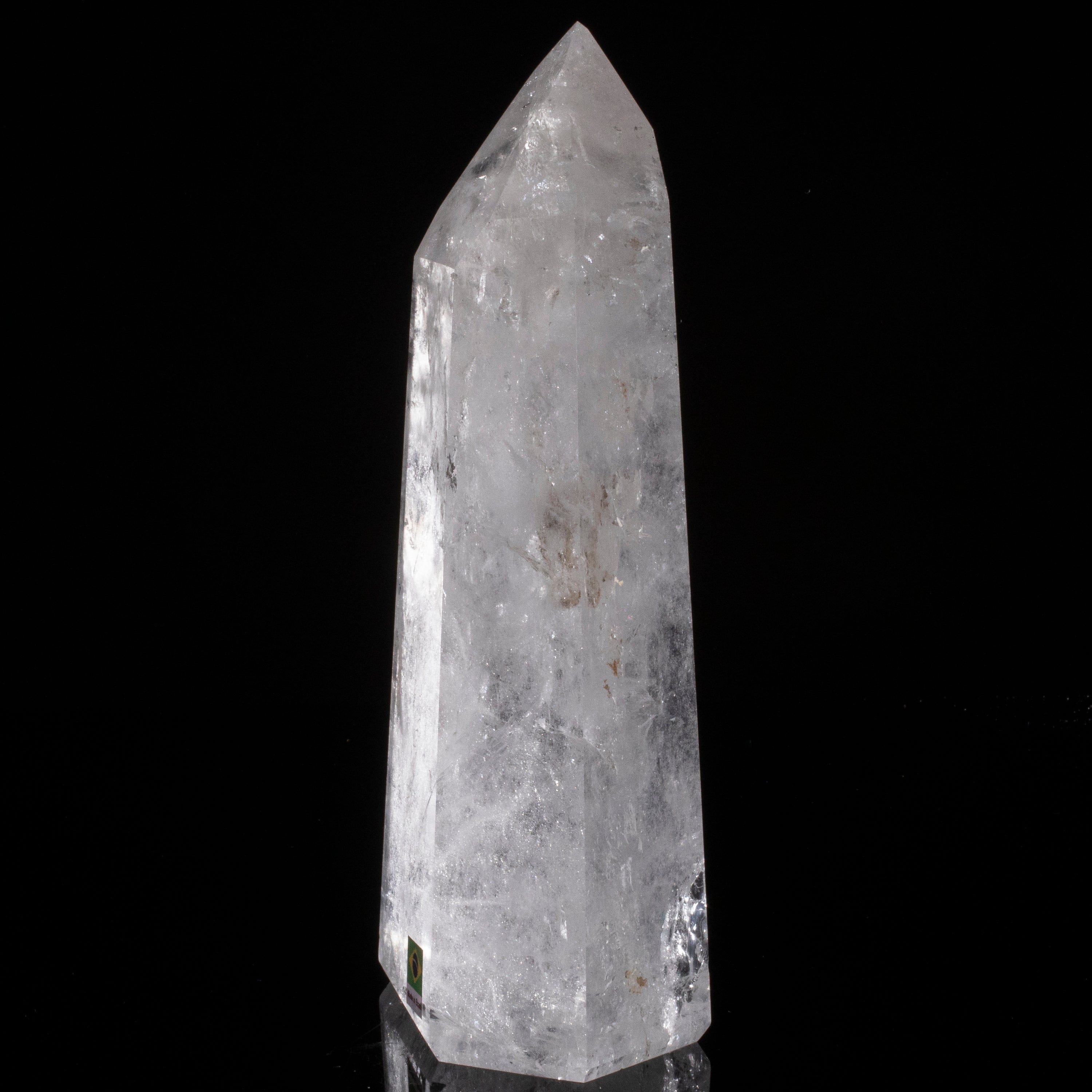 Kalifano Quartz Natural Quartz Obelisk from Brazil - 8.5" / 1,656 grams QZ2400.009