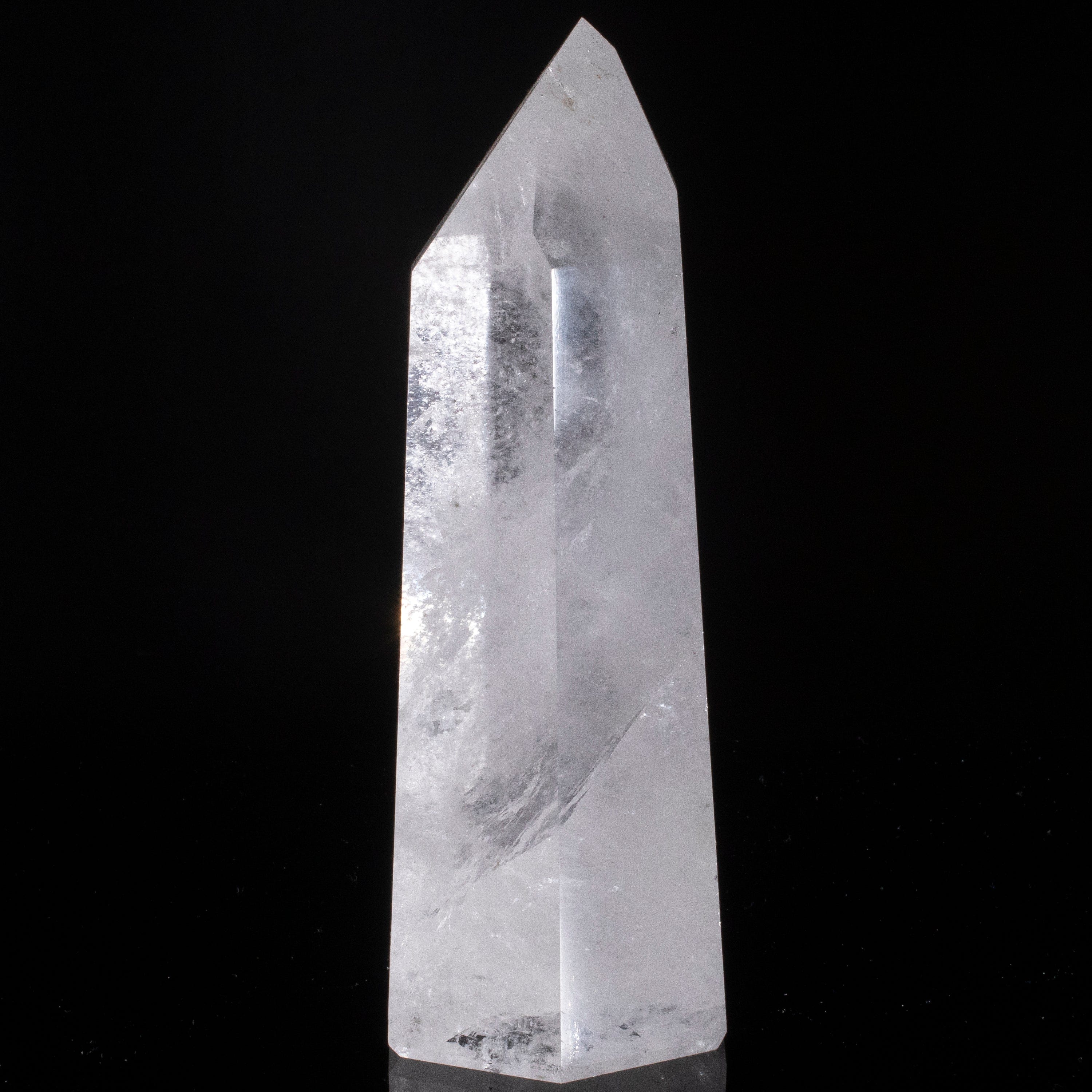 Kalifano Quartz Natural Quartz Obelisk from Brazil - 8.5" / 1,727 grams QZ2400.013