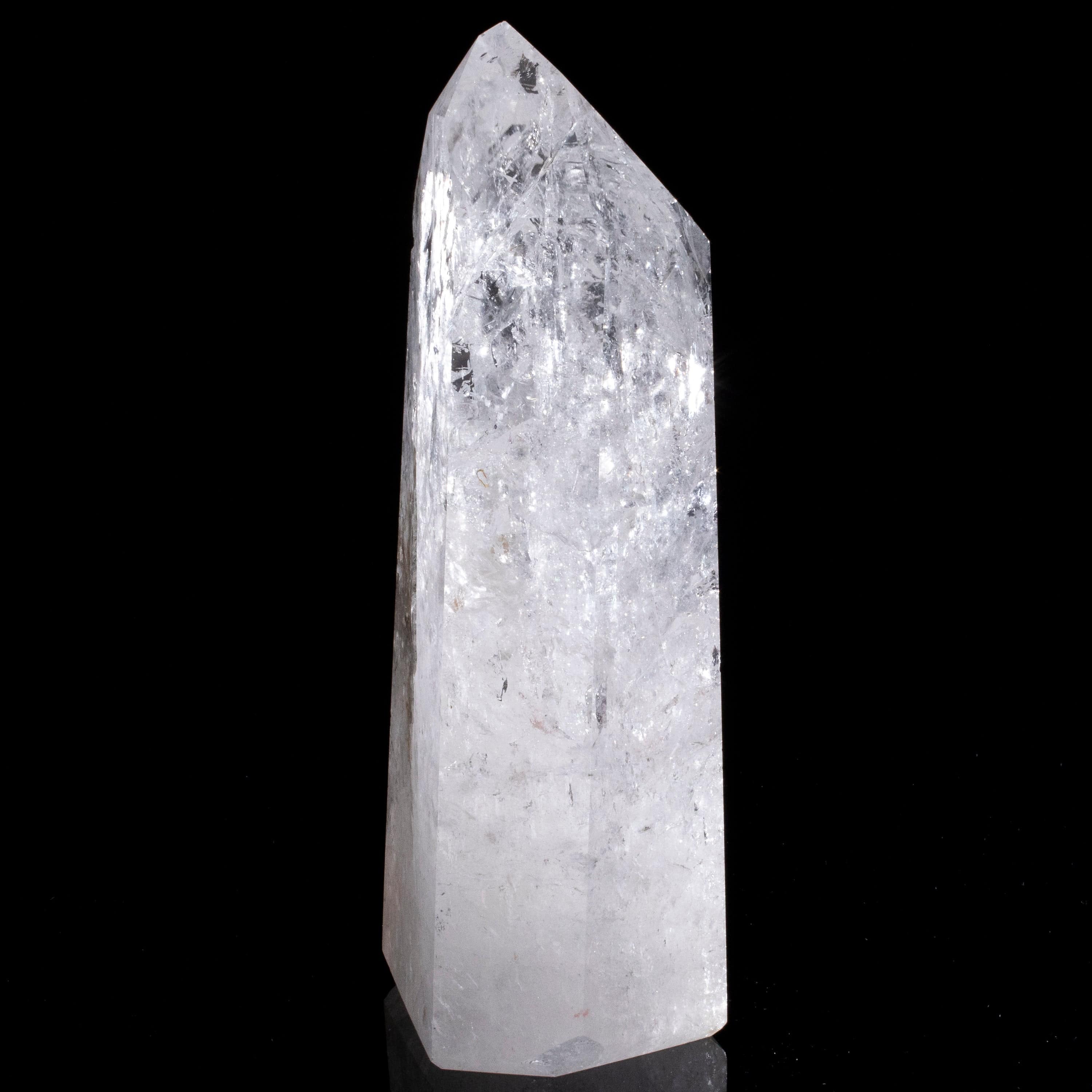 Kalifano Quartz Natural Quartz Obelisk from Brazil - 8.5" / 1,826 grams QZ2400.001