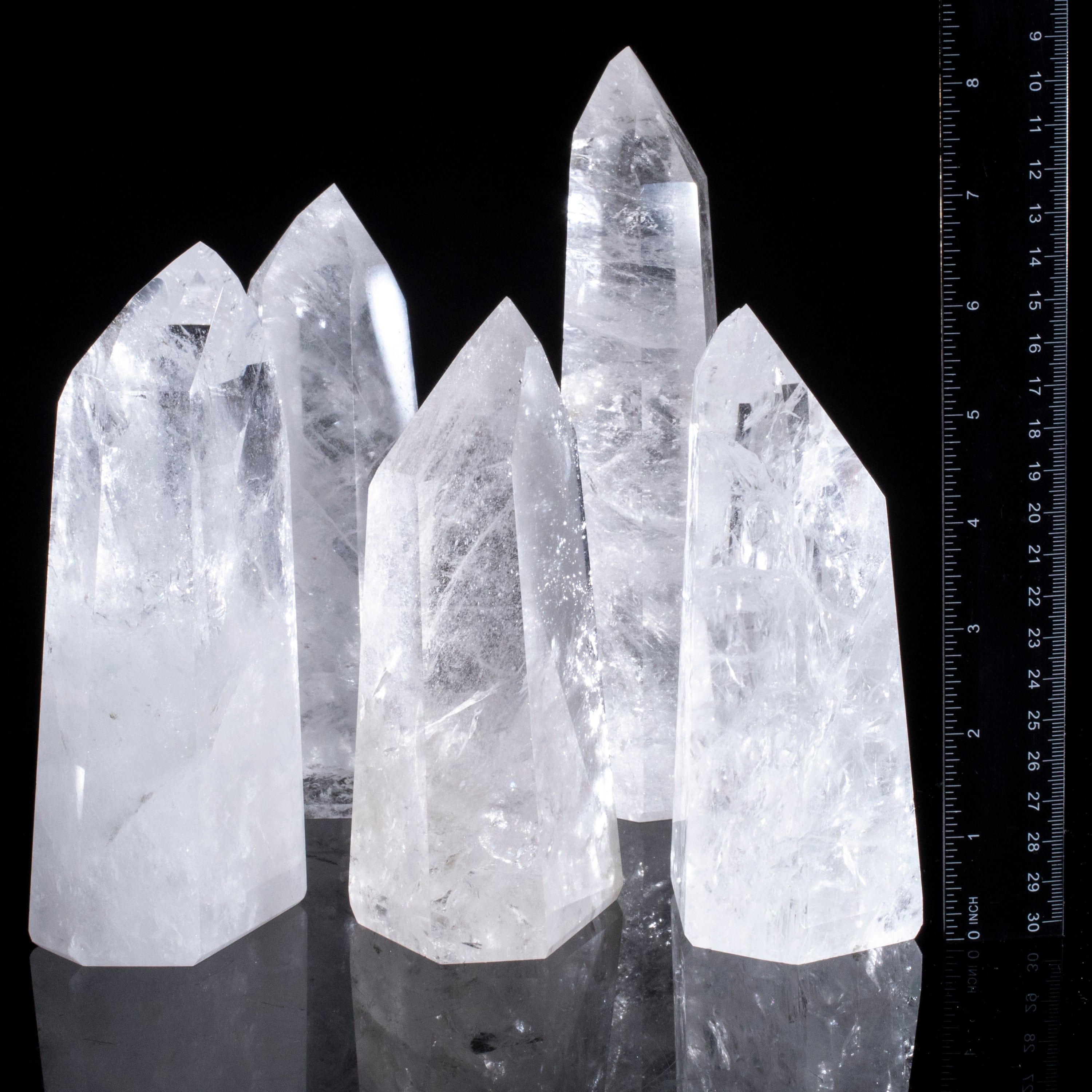 Kalifano Quartz Natural Quartz Obelisk from Brazil - 800 - 999 grams QZ1200