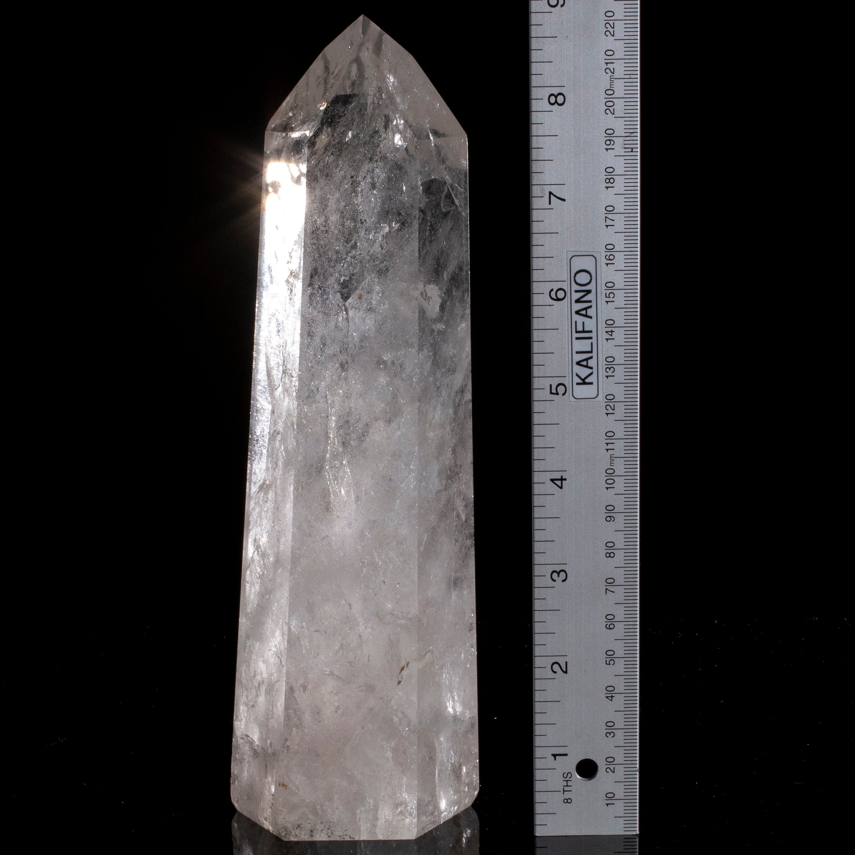 Kalifano Quartz Natural Quartz Obelisk from Brazil - 9" / 1,260 grams QZ1800.007