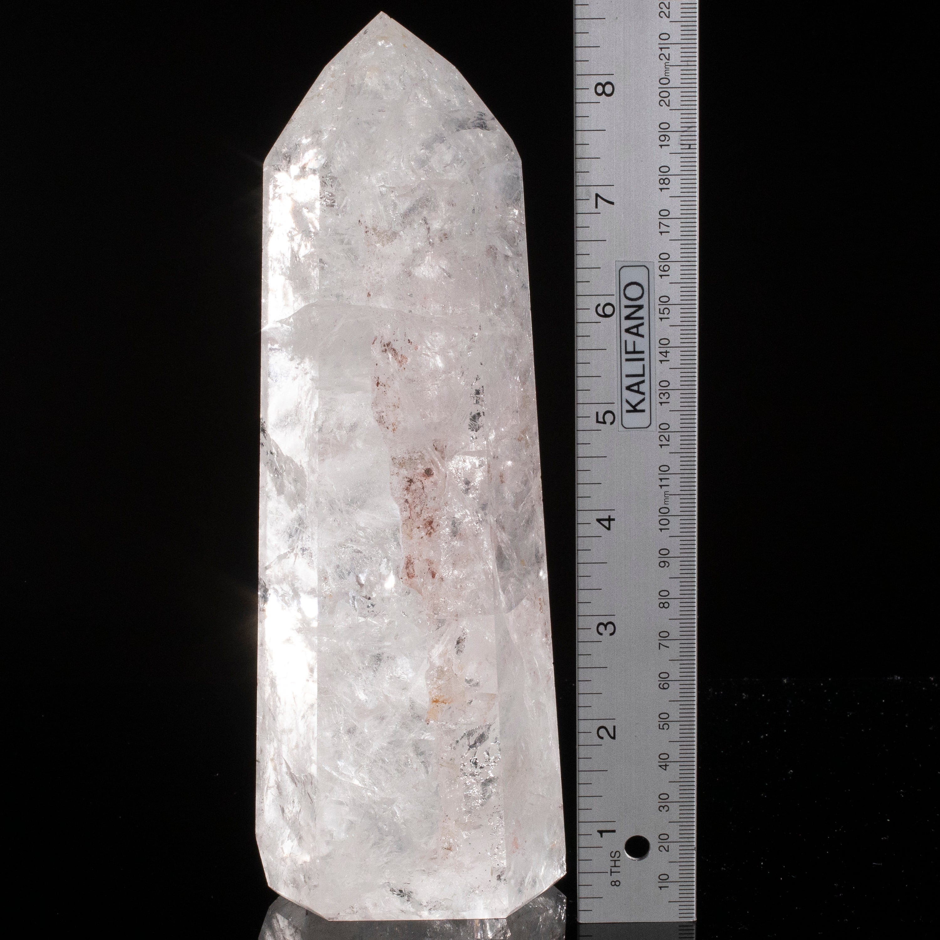 Kalifano Quartz Natural Quartz Obelisk from Brazil - 9" / 1,406 grams QZ1800.003