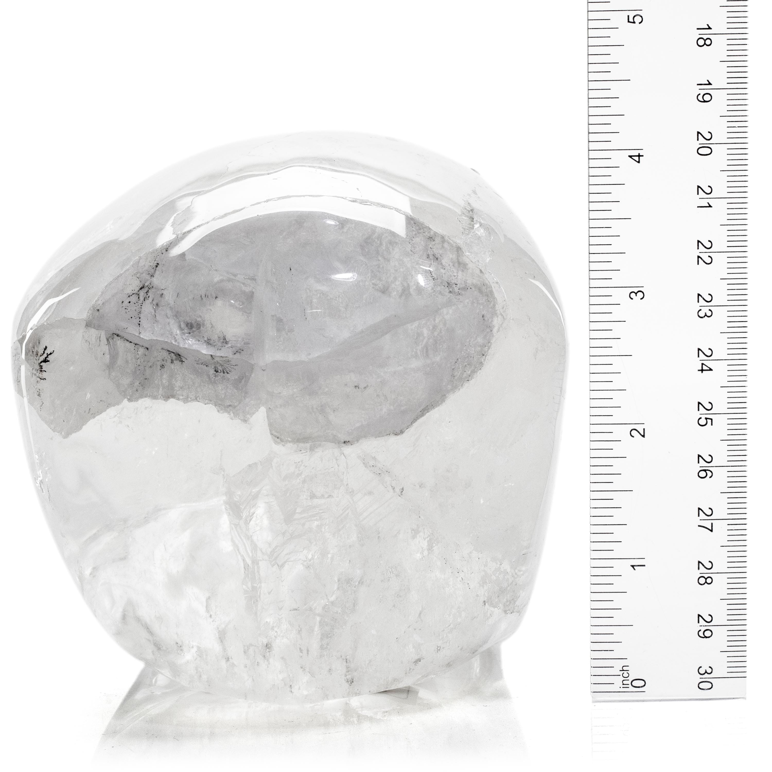 Kalifano Quartz Quartz Skull Carving 5.5" / 2,100g SK5600-QZ.001