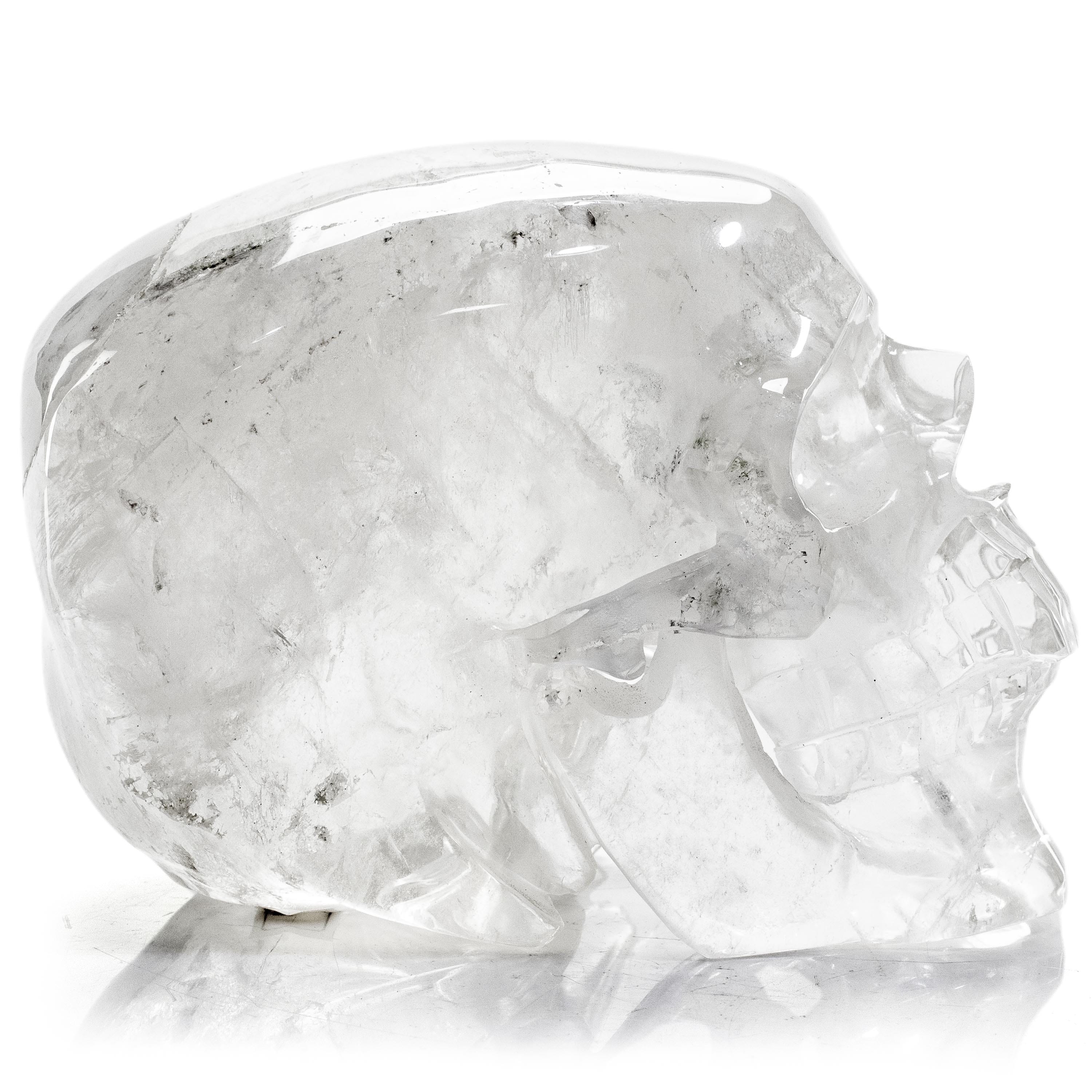 Kalifano Quartz Quartz Skull Carving 5.5" / 2,100g SK5600-QZ.001