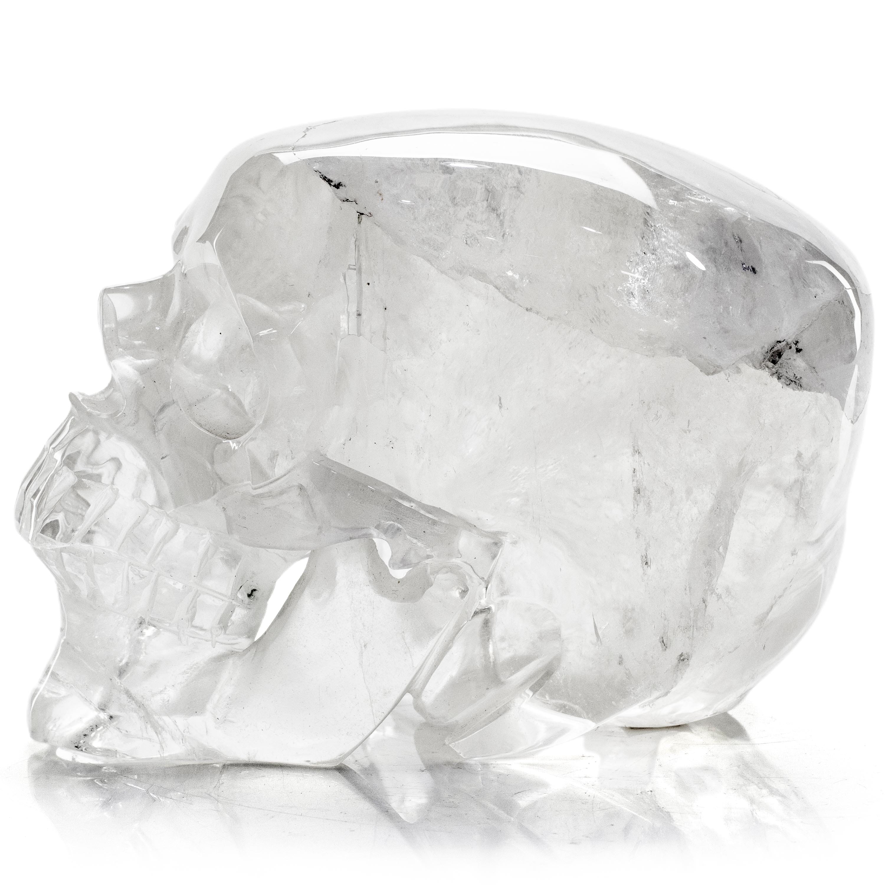 Kalifano Quartz Quartz Skull Carving 5.5" / 2,100g SK5600-QZ.001