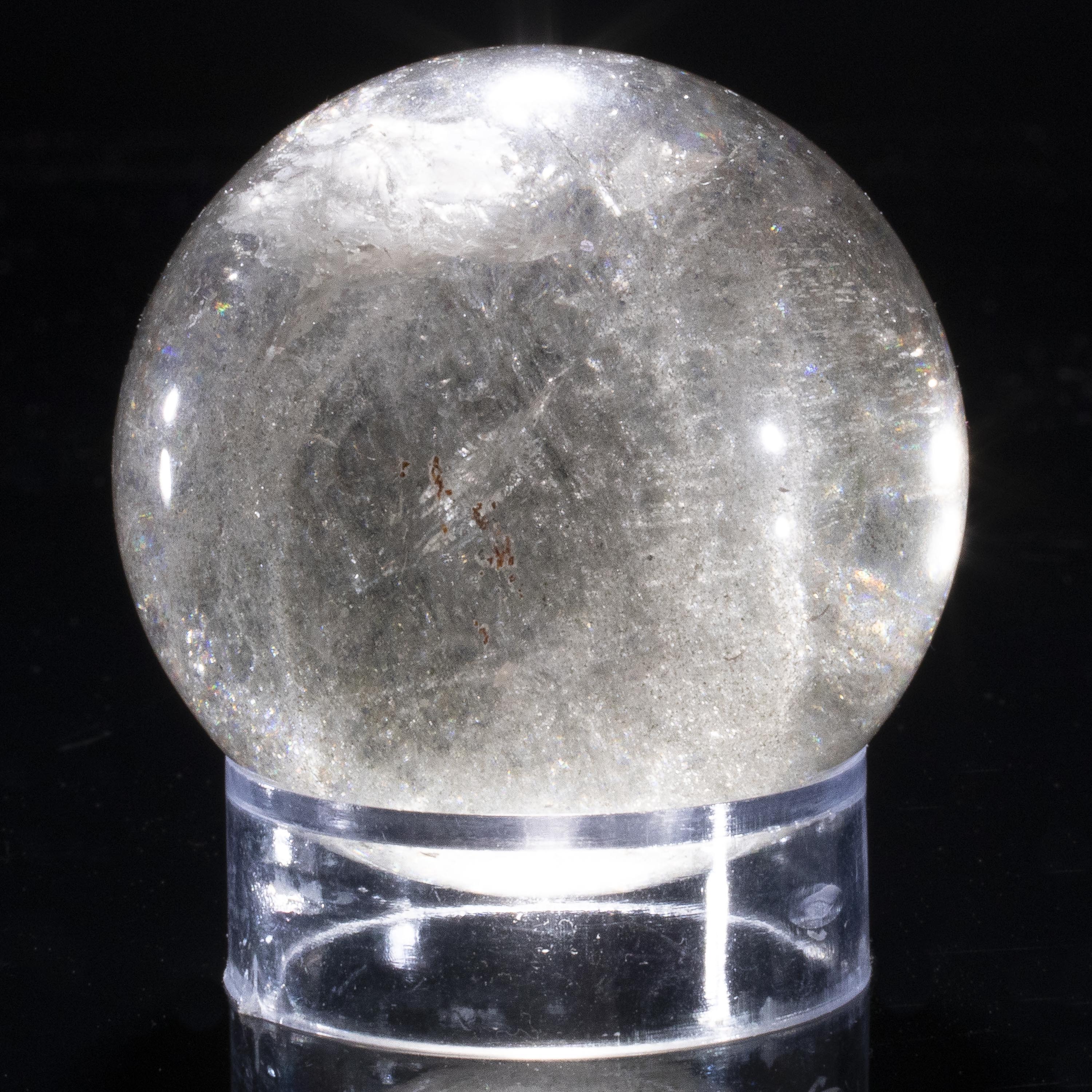 Kalifano Quartz Quartz Sphere Carving 1.75" / 125 grams SPQ200