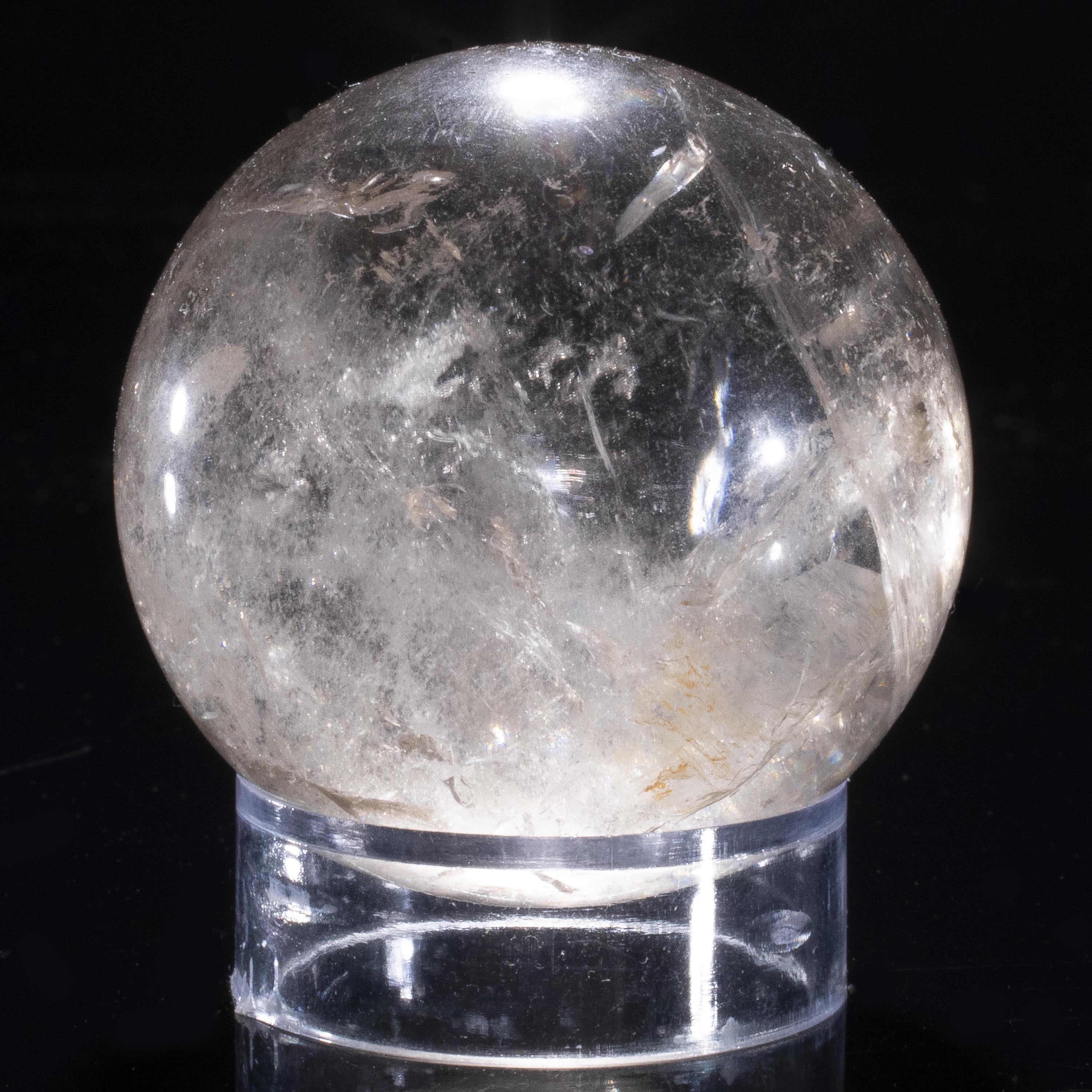 Kalifano Quartz Quartz Sphere Carving 1.75" / 125 grams SPQ200