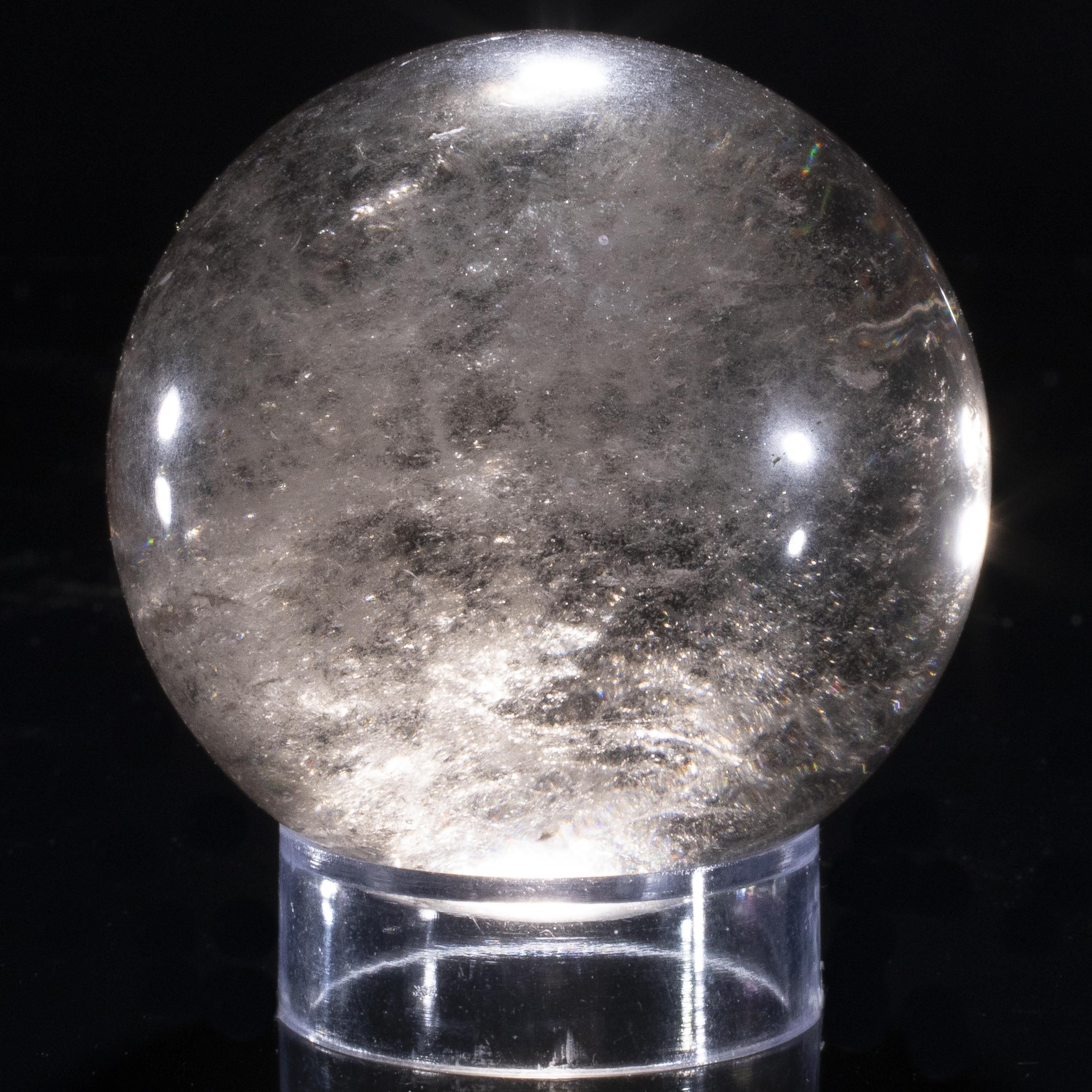 Kalifano Quartz Quartz Sphere Carving 2" / 175 grams SPQ300