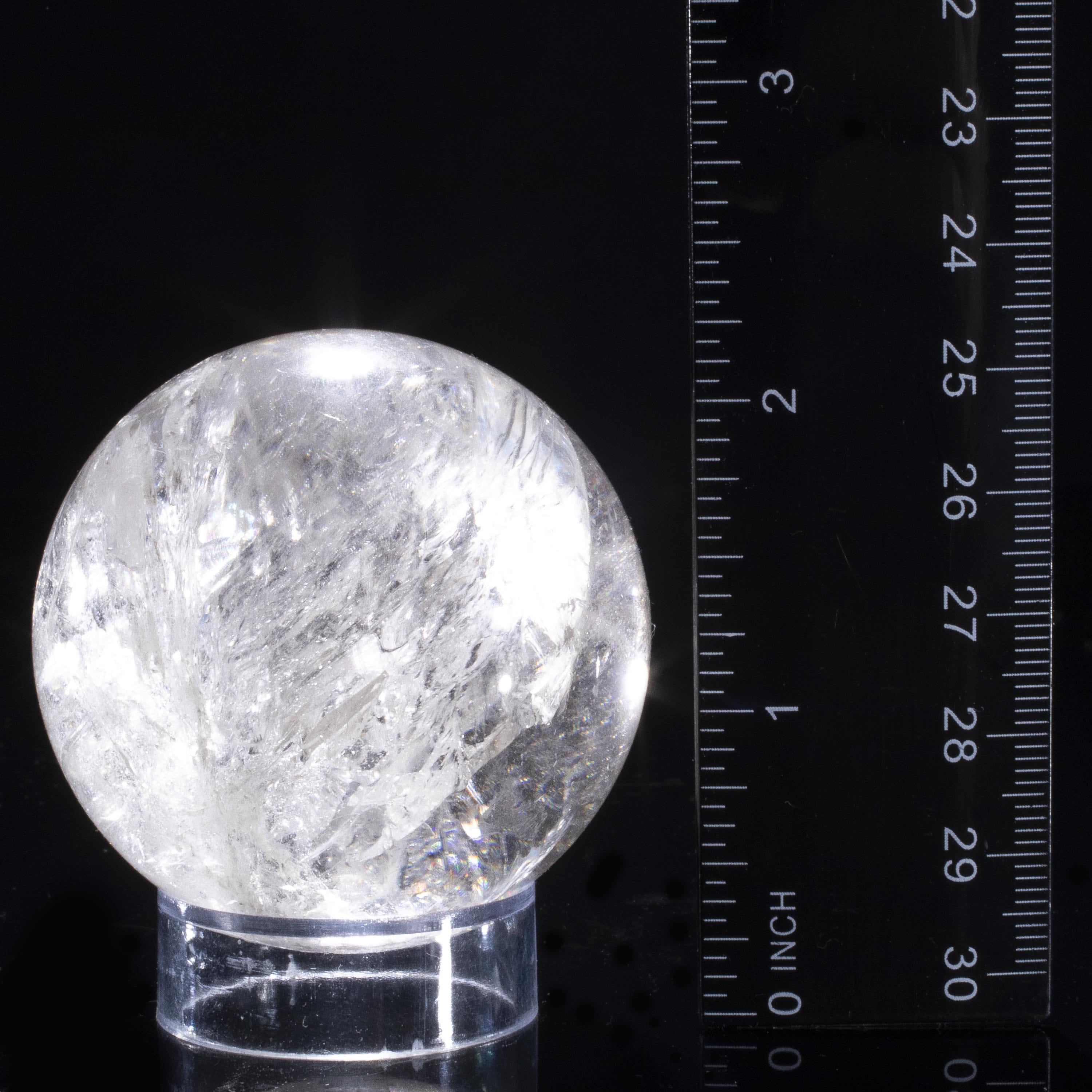 Kalifano Quartz Quartz Sphere Carving 2" / 175 grams SPQ300