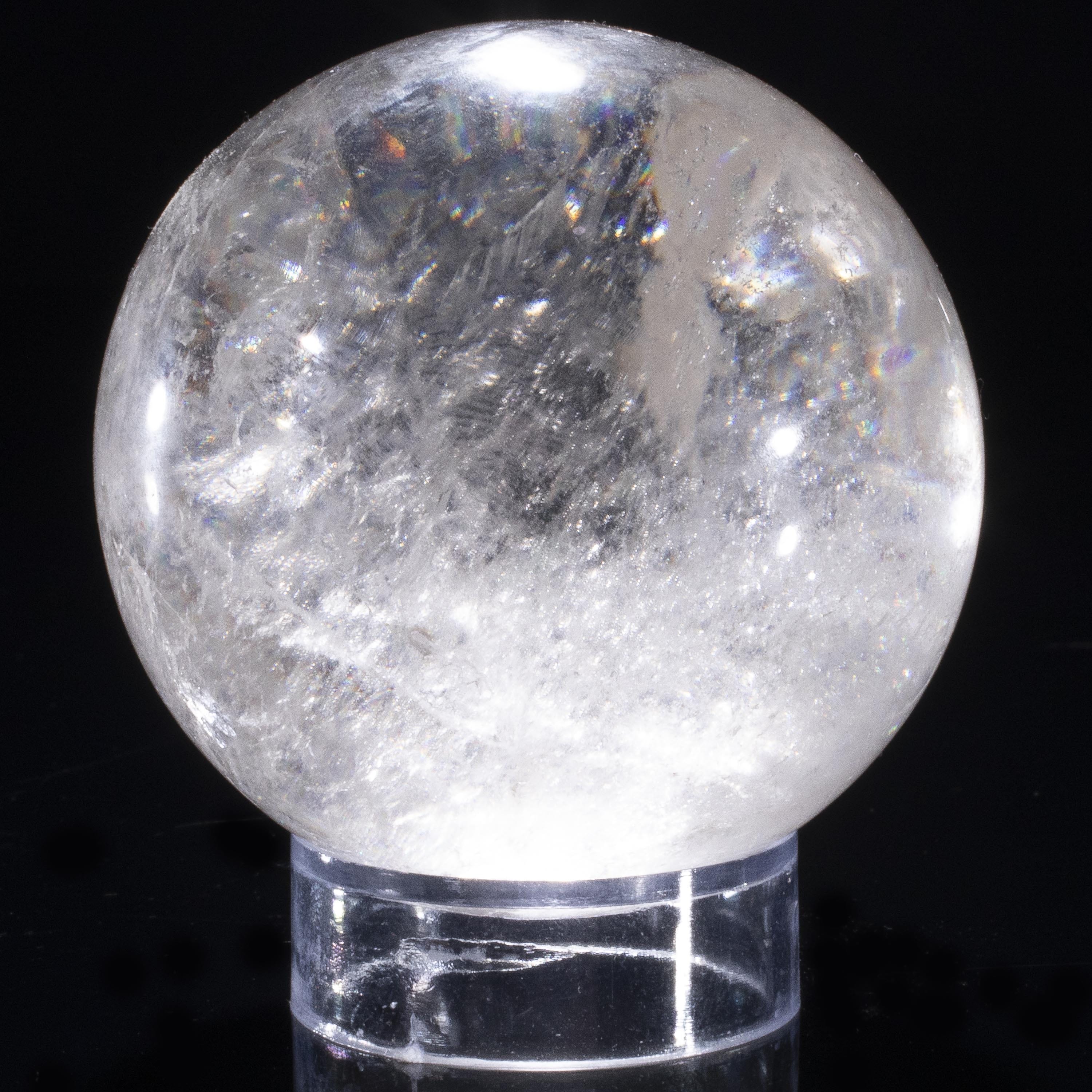 Kalifano Quartz Quartz Sphere Carving 2.5" / 250 grams SPQ400