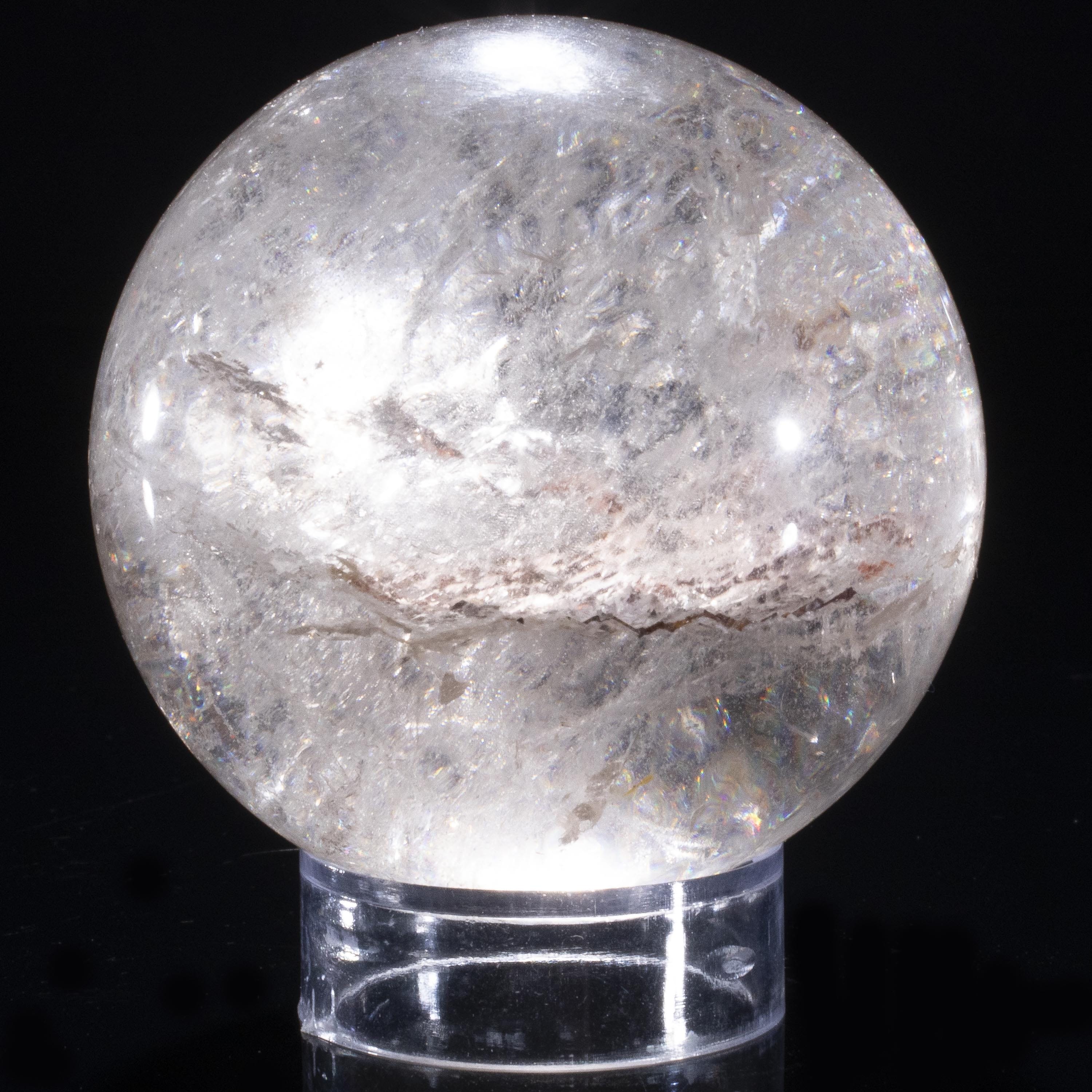 Kalifano Quartz Quartz Sphere Carving 2.5" / 250 grams SPQ400