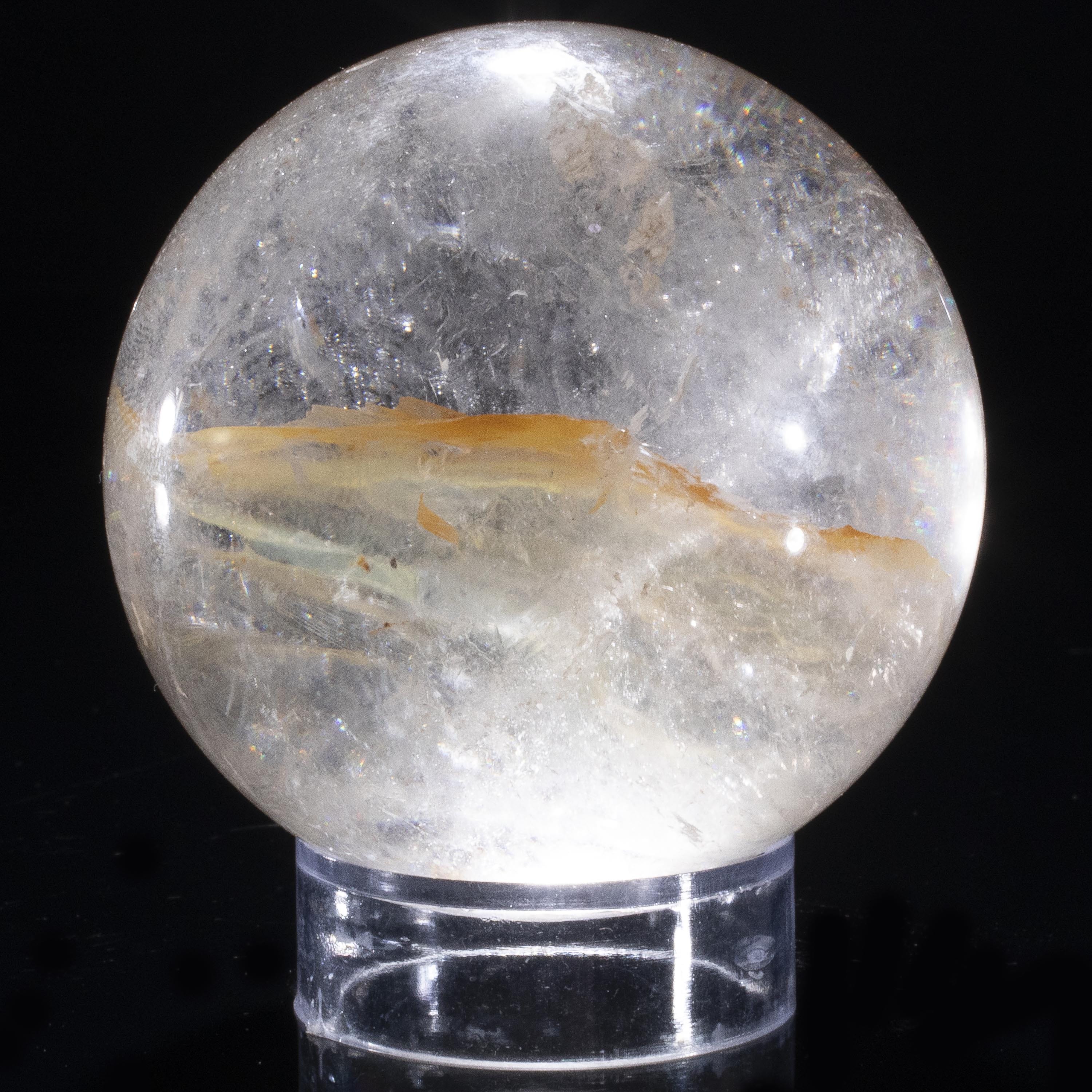 Kalifano Quartz Quartz Sphere Carving 2.5" / 250 grams SPQ400