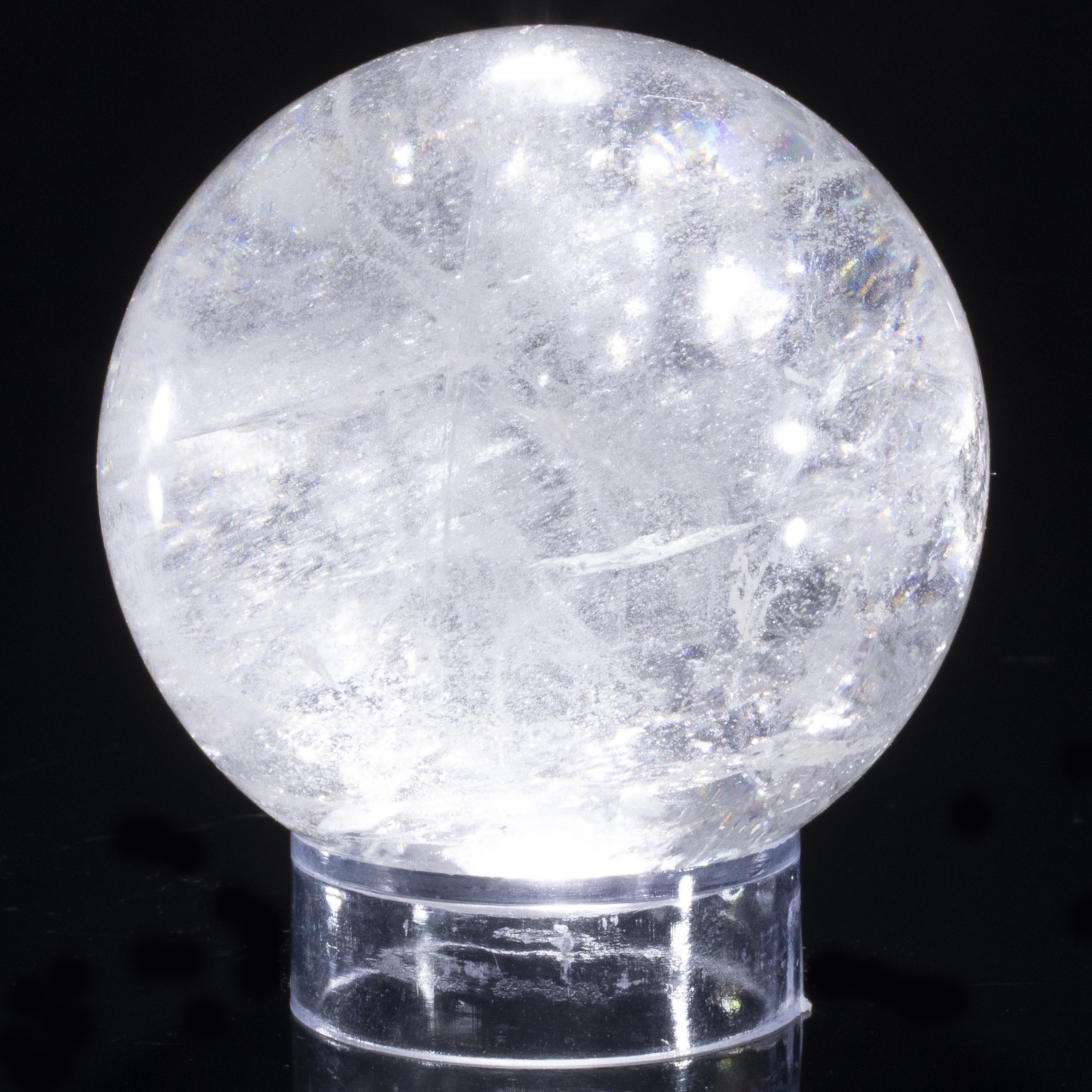 Kalifano Quartz Quartz Sphere Carving 2.5" / 250 grams SPQ400