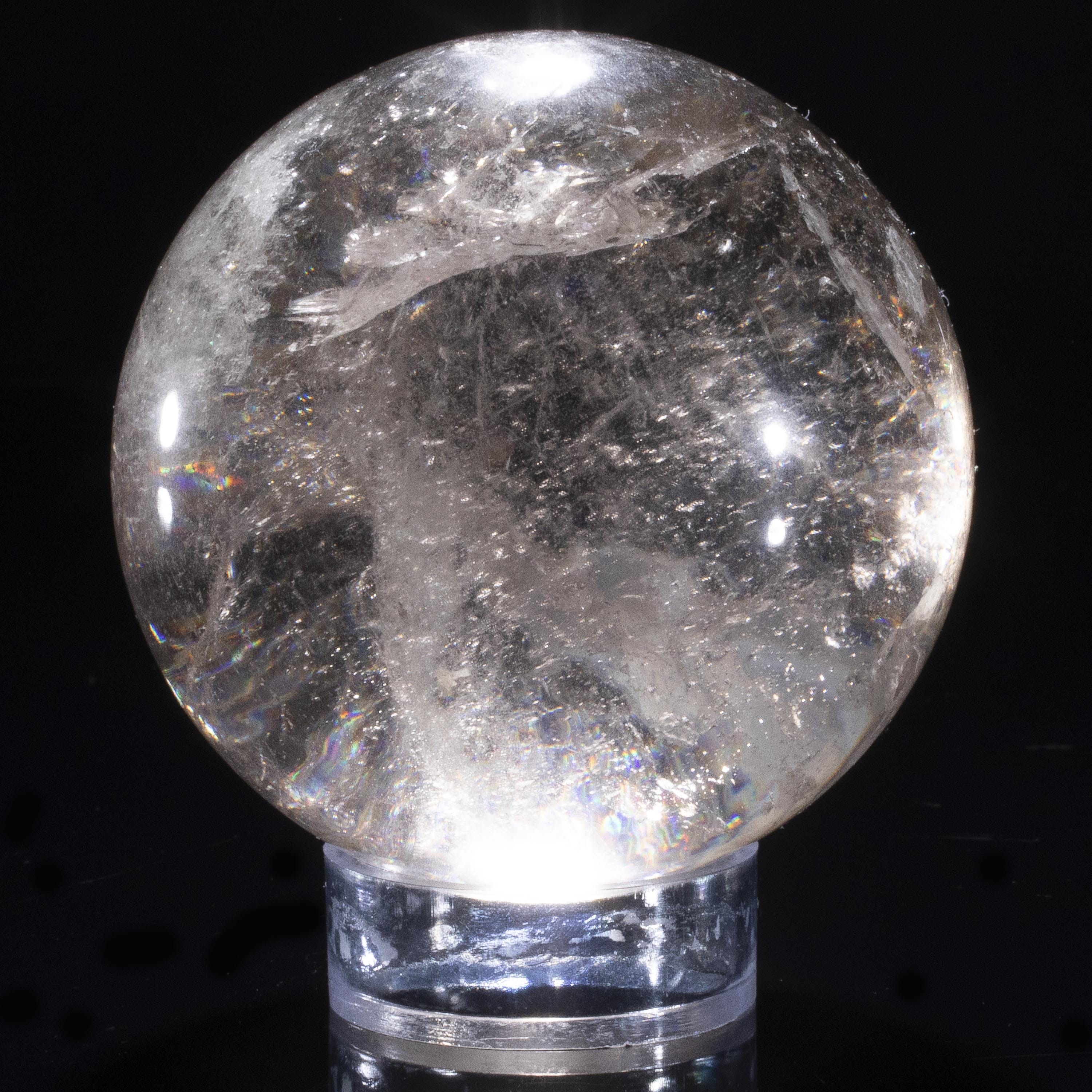 Kalifano Quartz Quartz Sphere Carving 2.75" / 350 grams SPQ600