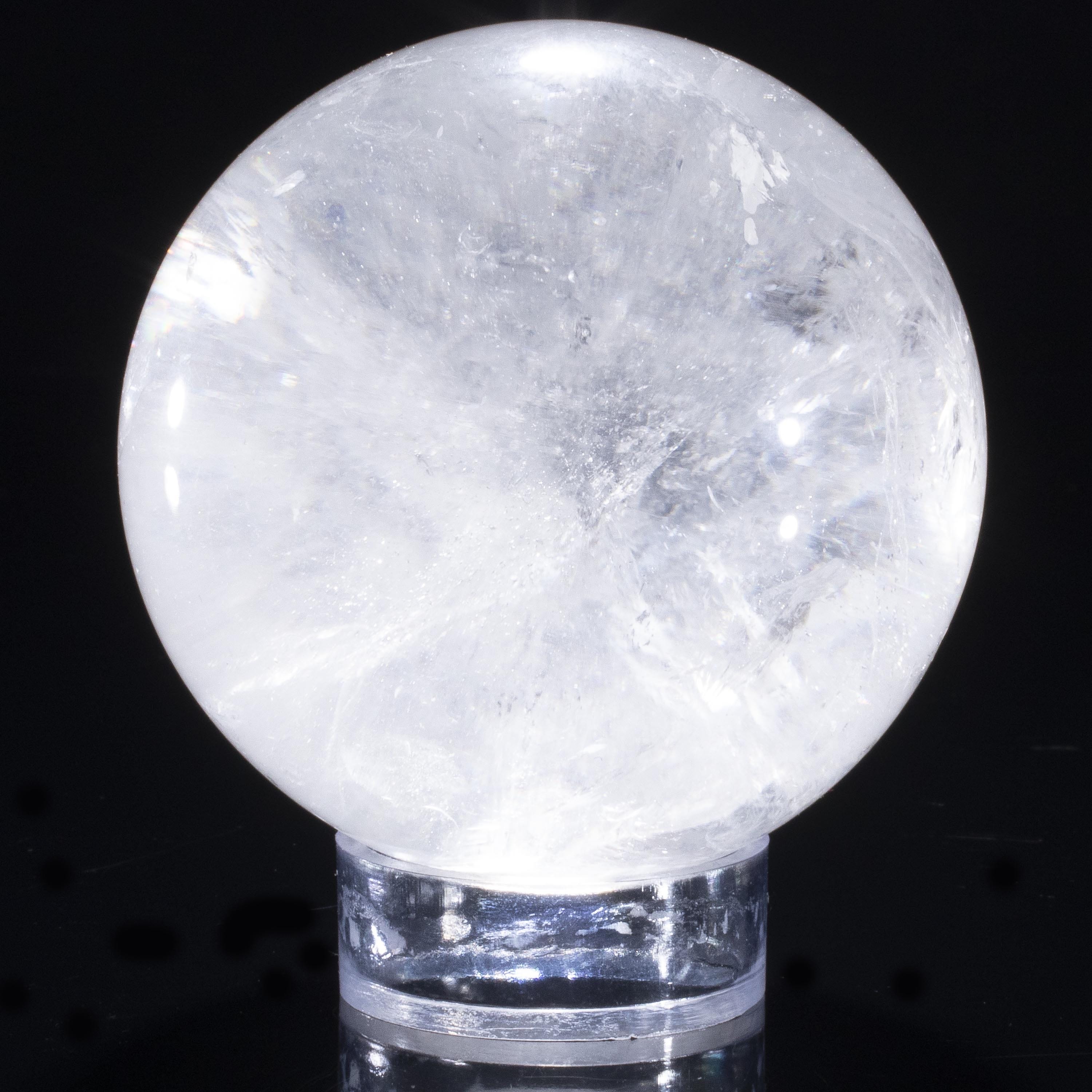 Kalifano Quartz Quartz Sphere Carving 2.75" / 350 grams SPQ600