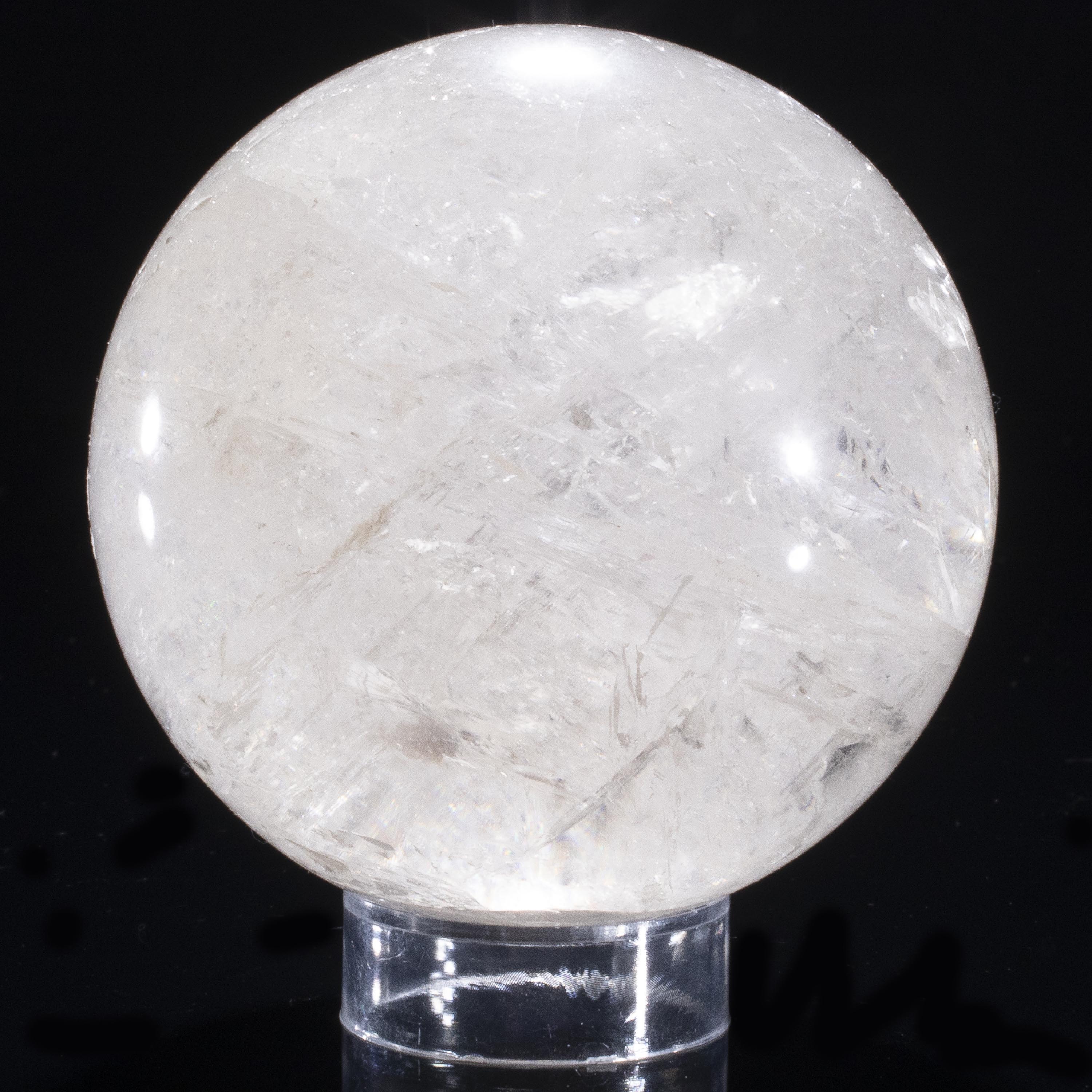 Kalifano Quartz Quartz Sphere Carving 3.25" / 600 grams SPQ900