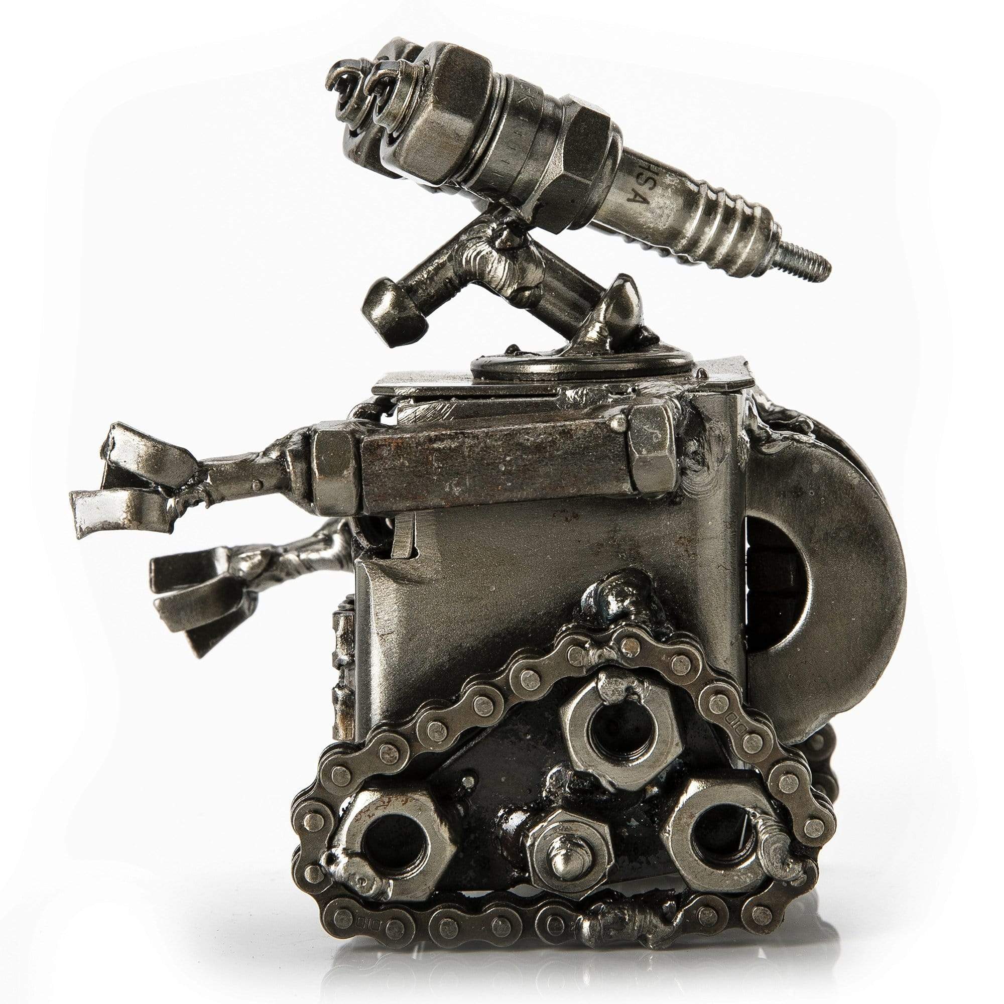 Kalifano Recycled Metal Art 4" Wall-E Inspired Recycled Metal Sculpture RMS-250WE-N