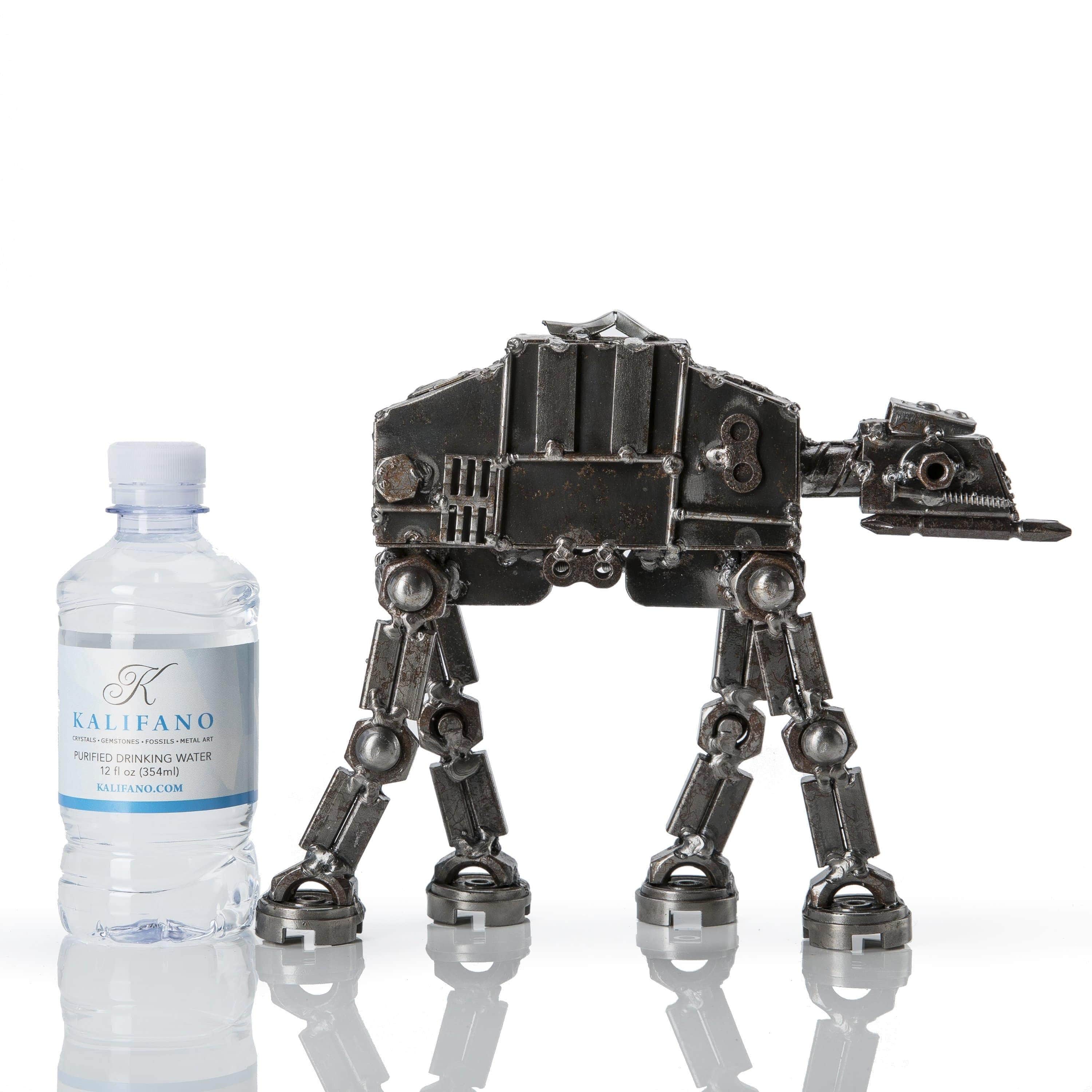 Kalifano Recycled Metal Art AT-AT Inspired Recycled Metal Sculpture RMS-600AT-N