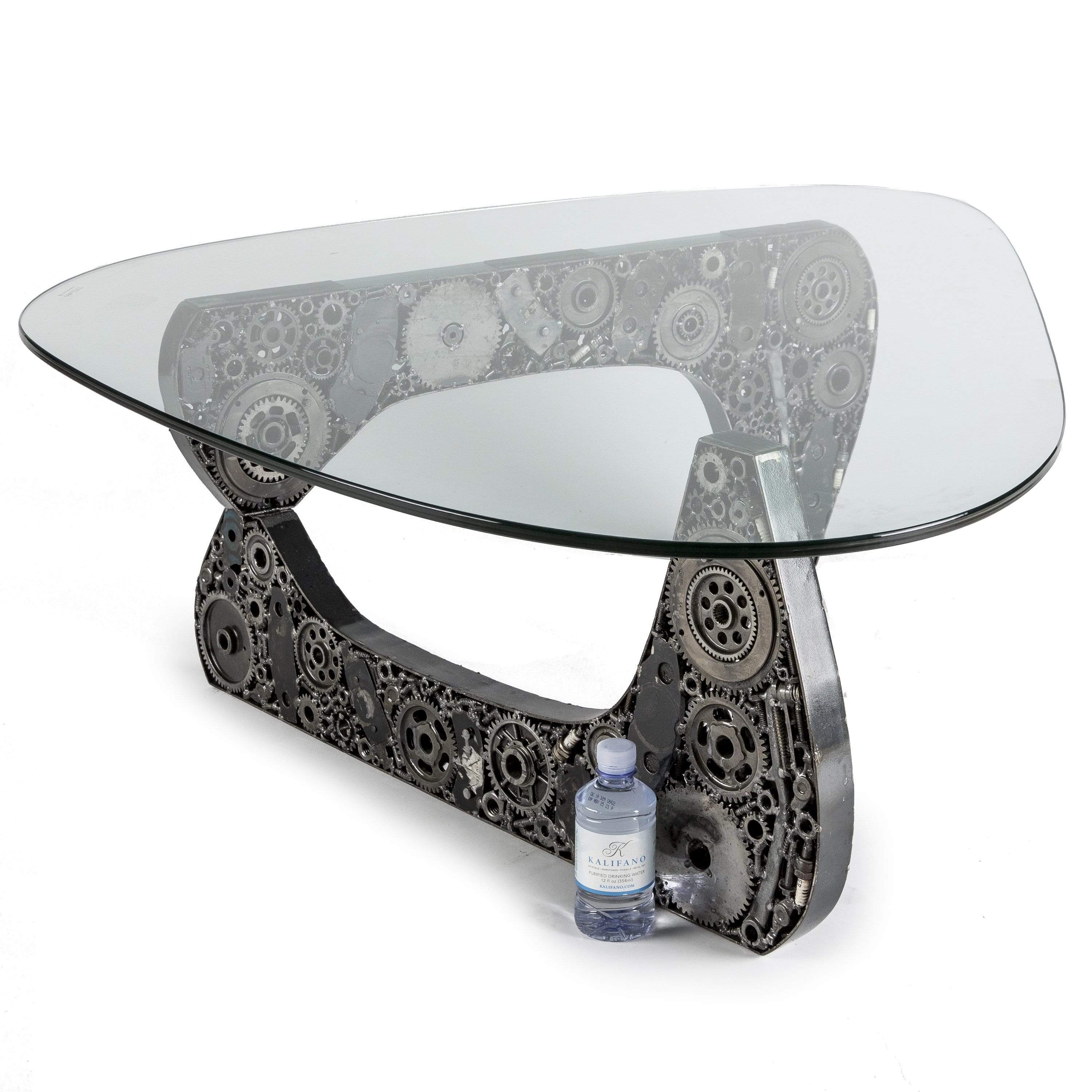 Kalifano Recycled Metal Art Noguchi Inspired Recycled Metal Art Table RMS-NOGUCHI-N