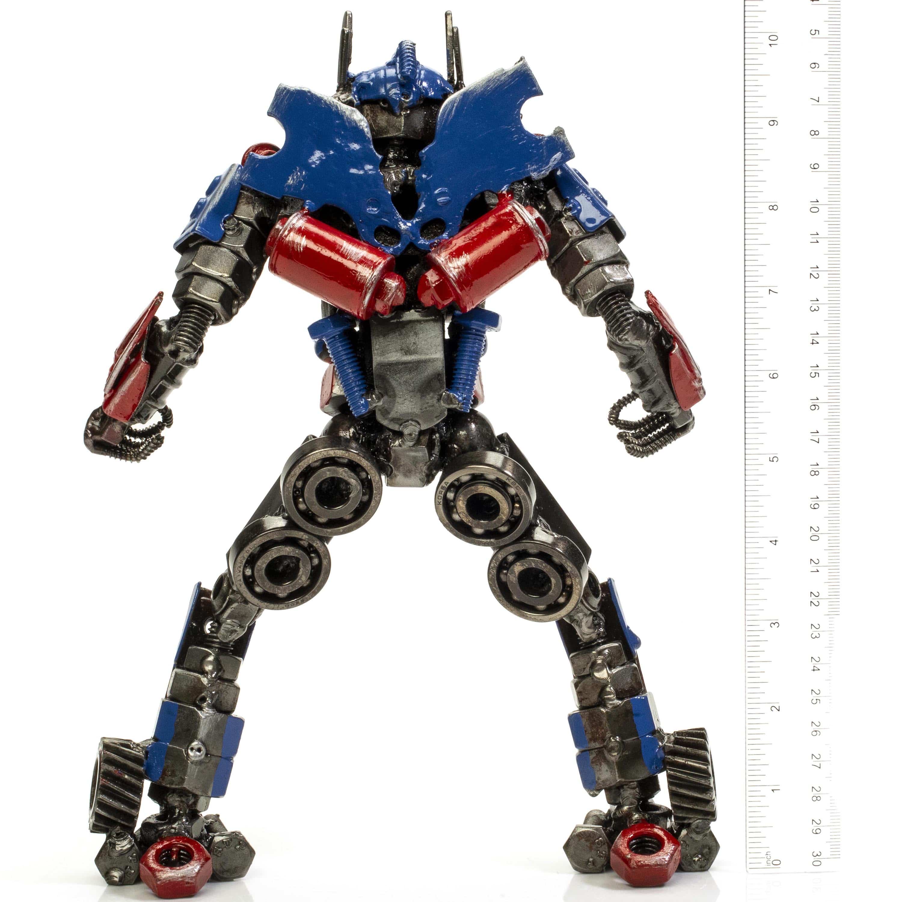 KALIFANO Recycled Metal Art Optimus Prime Inspired Recycled Metal Sculpture Original RMS-700OPA-N