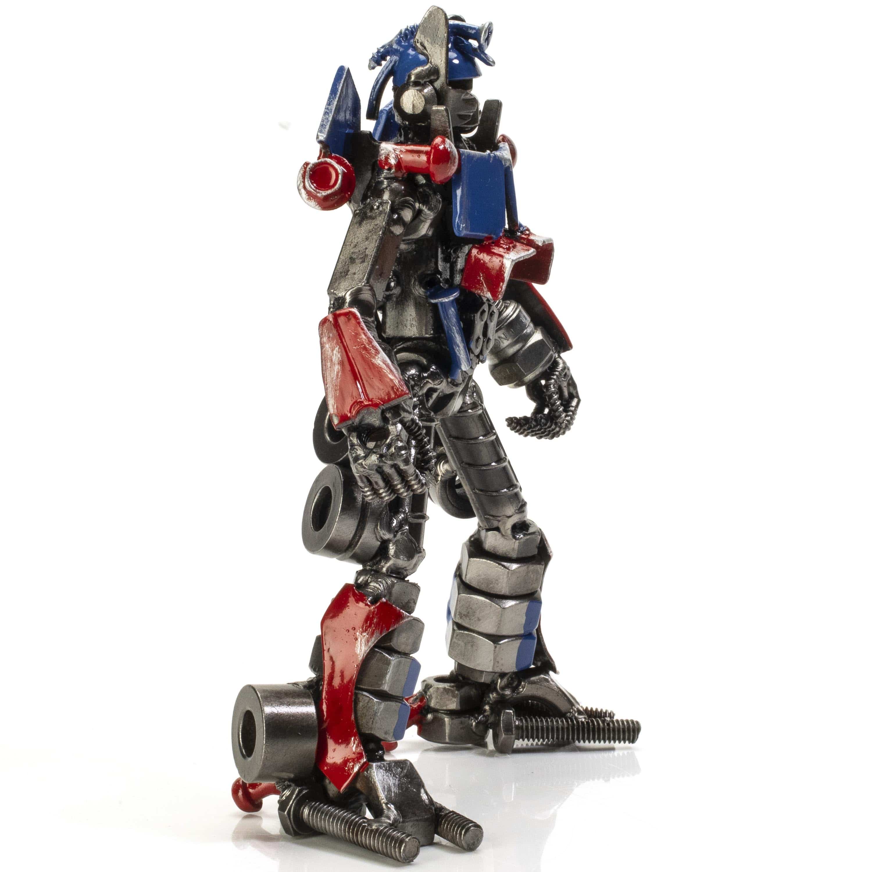 Kalifano Recycled Metal Art Optimus Prime Inspired Recycled Metal Sculpture RMS-450OPA-N