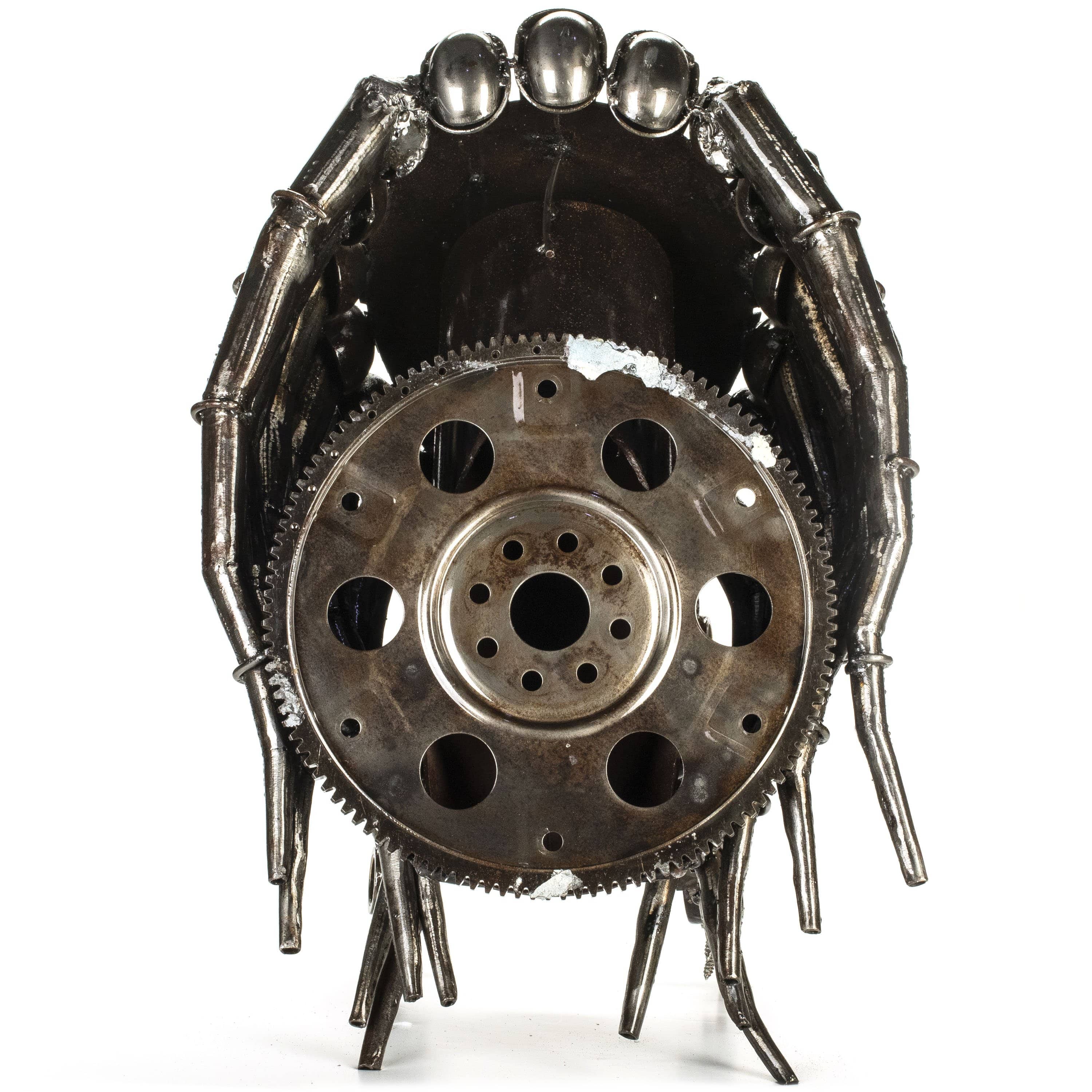 Kalifano Recycled Metal Art Predator Inspired Head RMS-HEAD-PRED