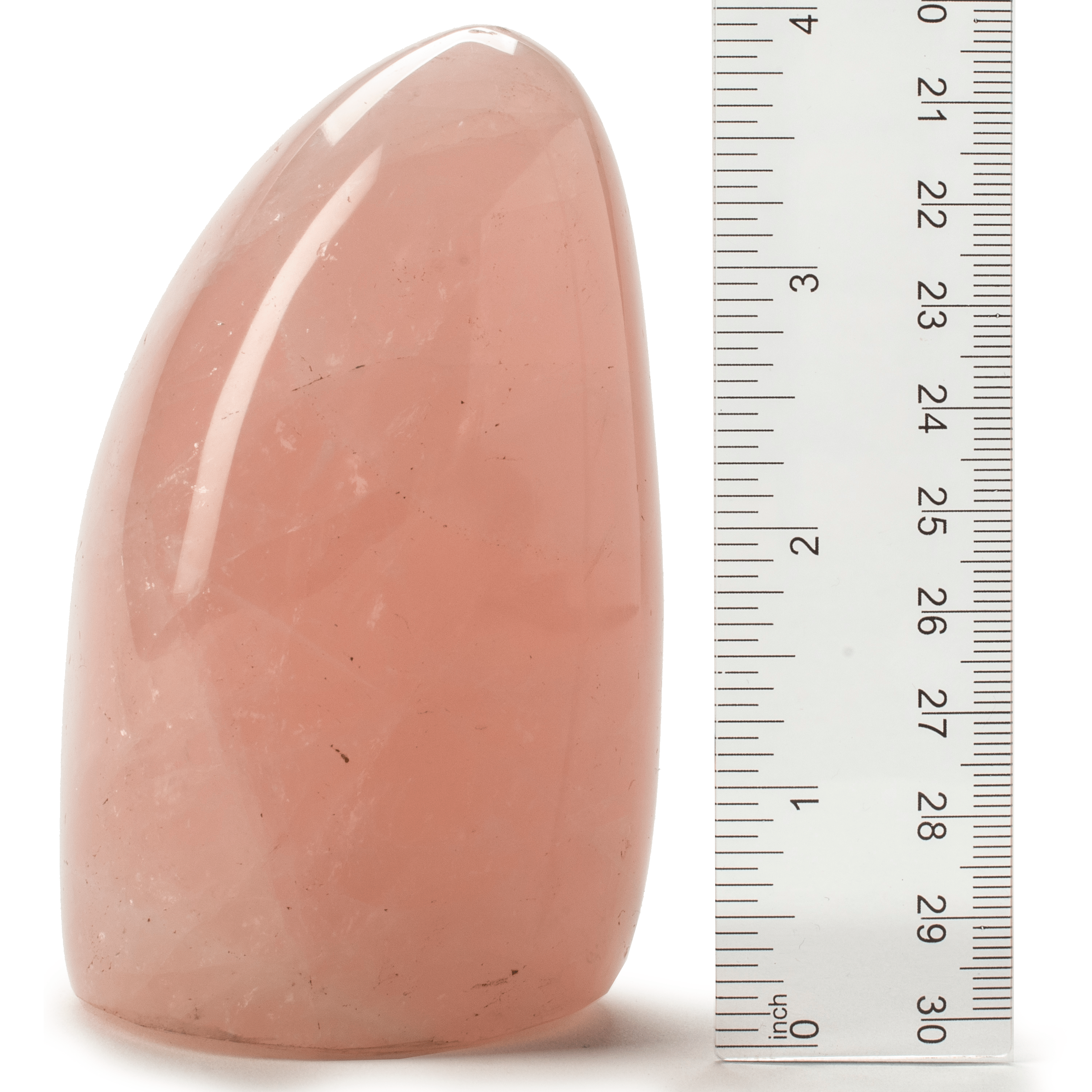 Kalifano Rose Quartz Natural Rose Quartz Freefrom Carving from Madagascar -4.5" RQ300.007