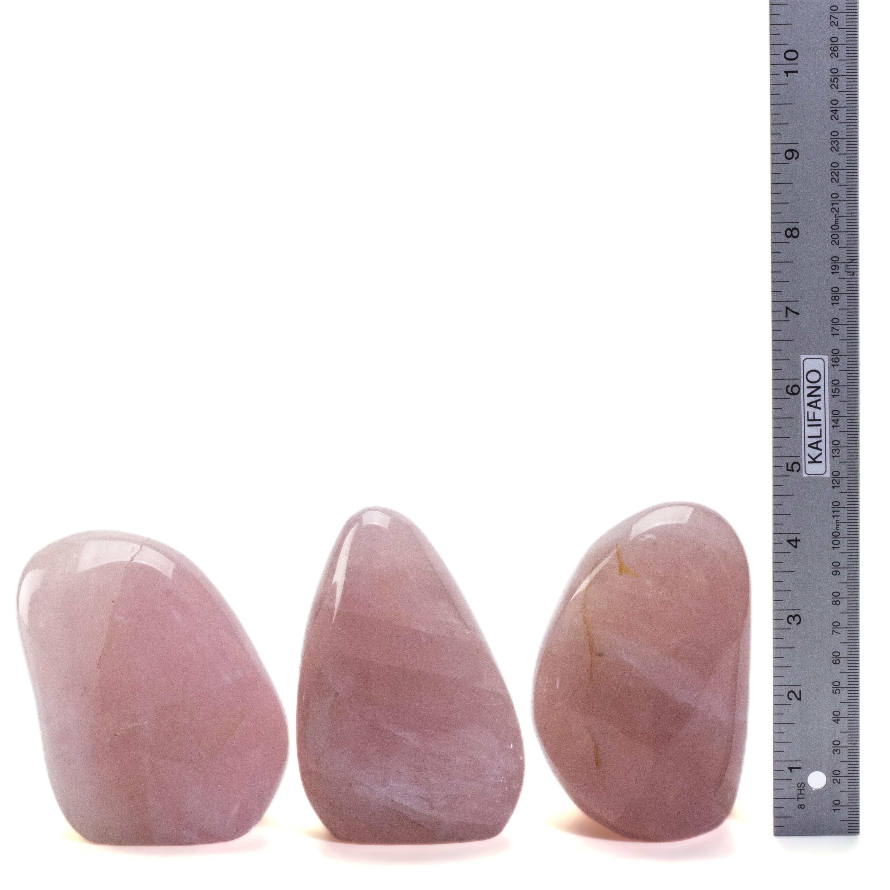 Kalifano Rose Quartz Rose Quartz Freeform Cut Base -4" / 875g CB500-RQ