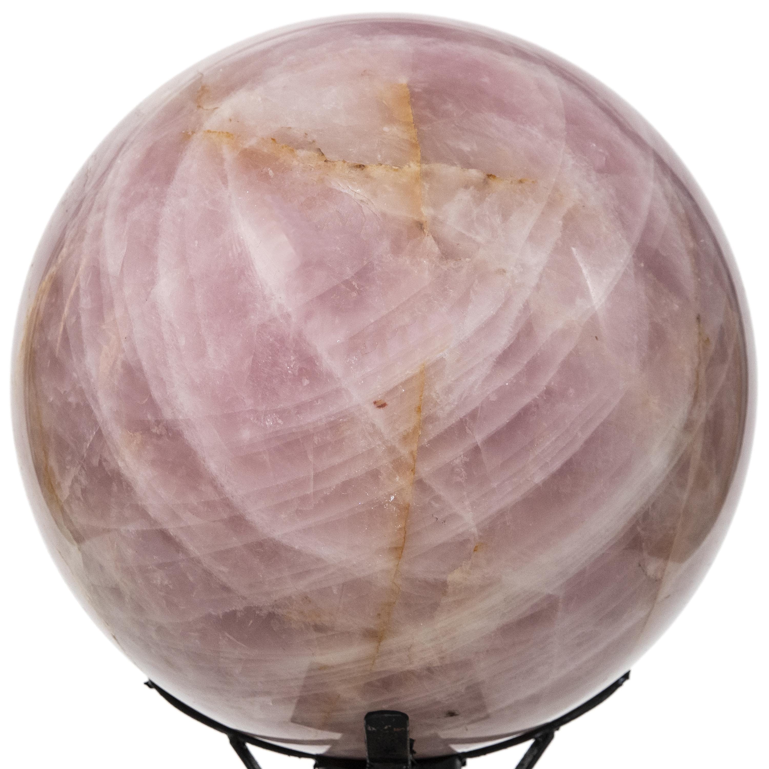 Kalifano Rose Quartz Rose Quartz Sphere - 608 lbs / 23" diameter SPRQ80000.001