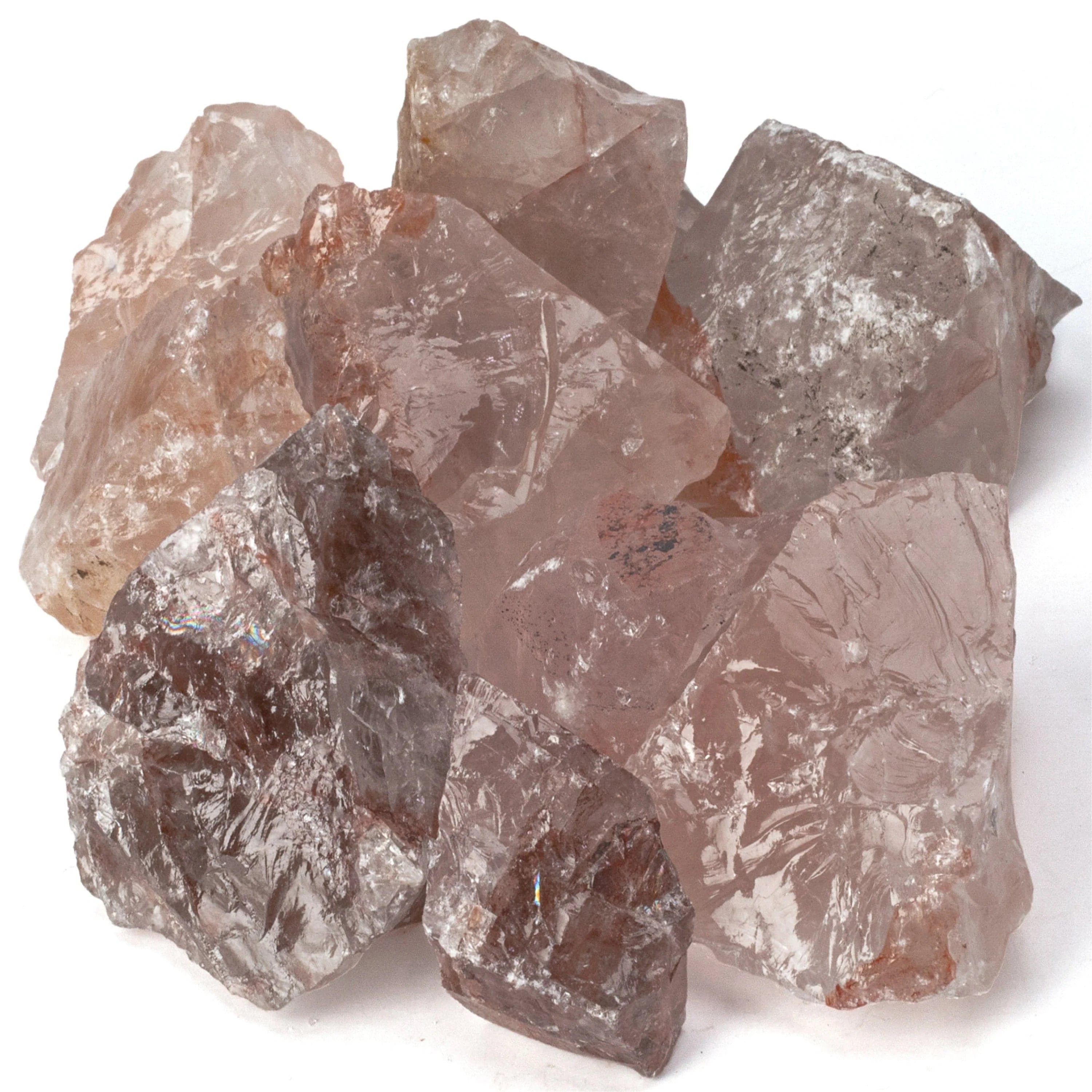 KALIFANO Rough Fire Quartz (10 Stone Bundle) RG-FQ