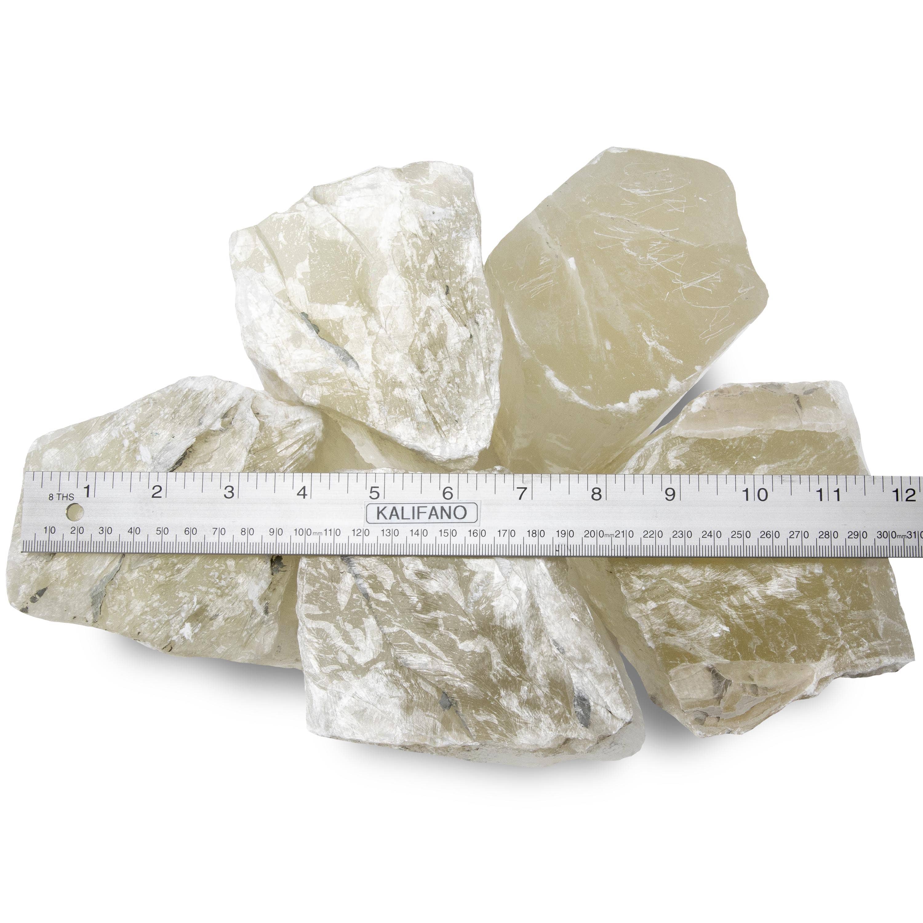 Kalifano Selenite Extra Large Natural Moroccan Selenite Log SL-LOG-XL