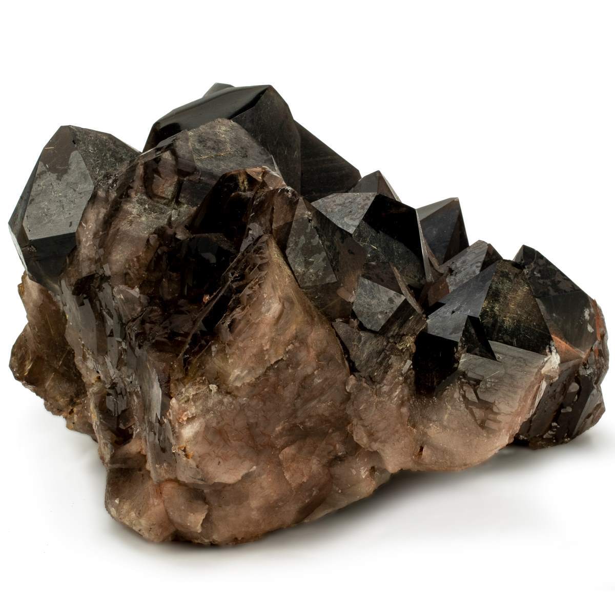 Kalifano Smoky Quartz Smoky Quartz Cluster - 7 in / 37 lbs SQ8400.001