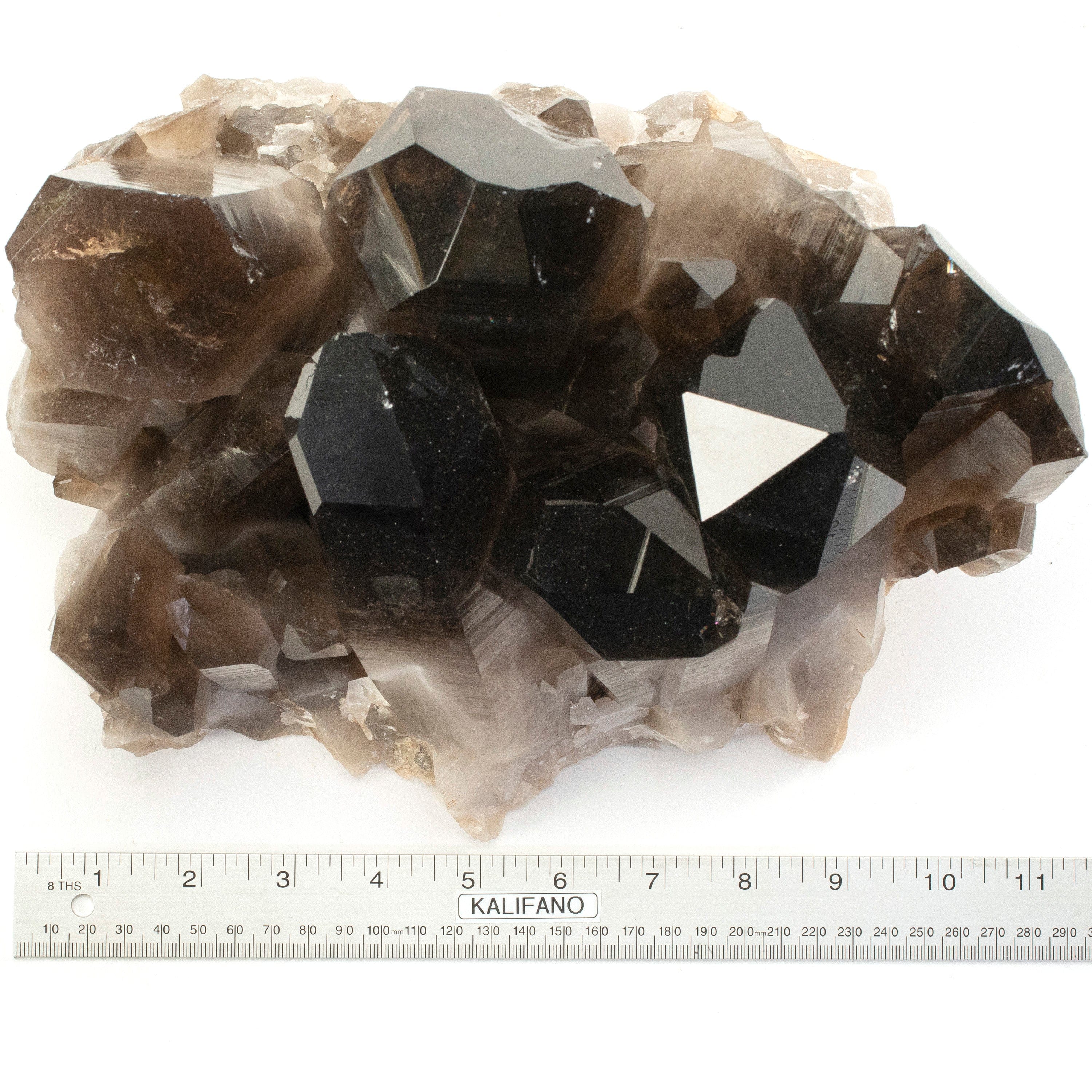 Kalifano Smoky Quartz Smoky Quartz Cluster from Brazil - 7" / 19 lbs SQ5900.005