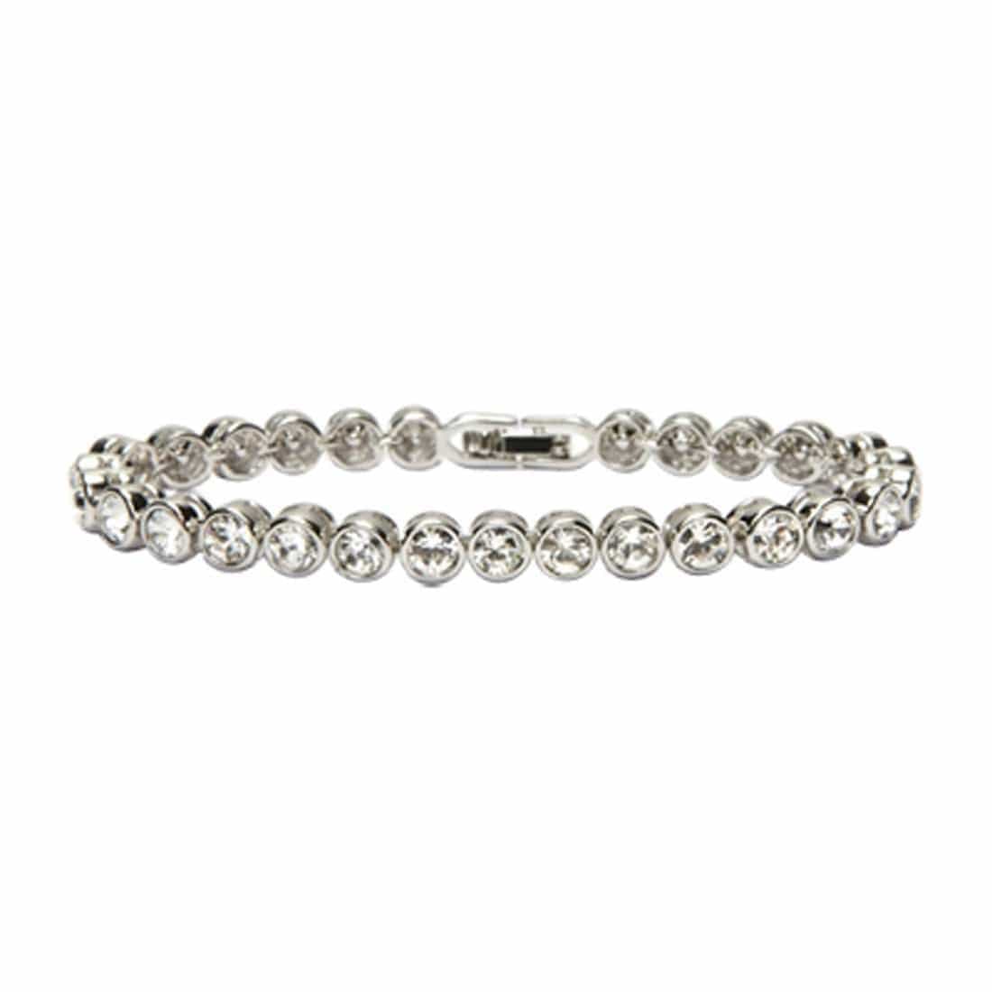 Kalifano Tennis Bracelets STB-C - Tennis Bracelet made with Swarovski Elements - Crystal STB-C