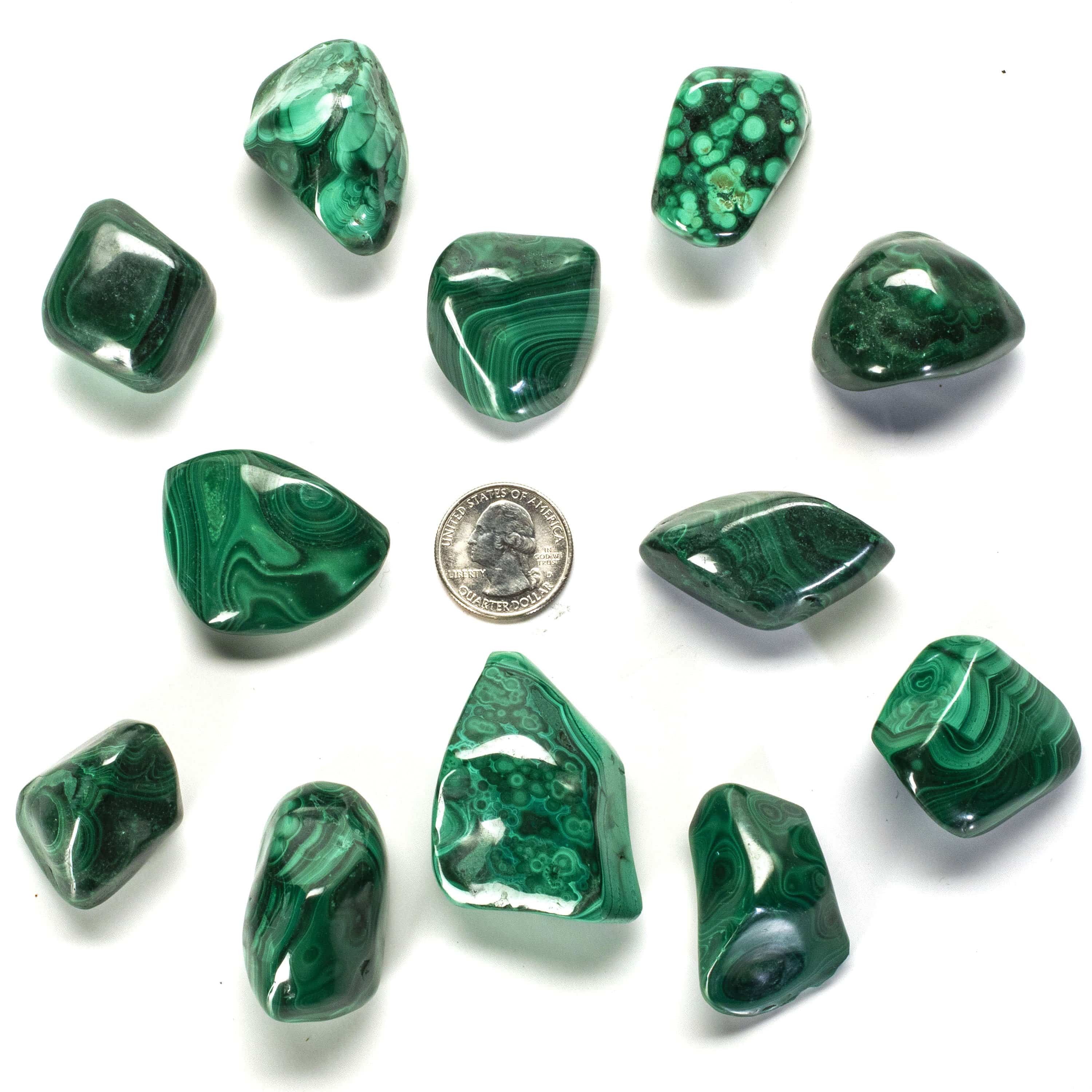 KALIFANO Tumbled Malachite TS-MA