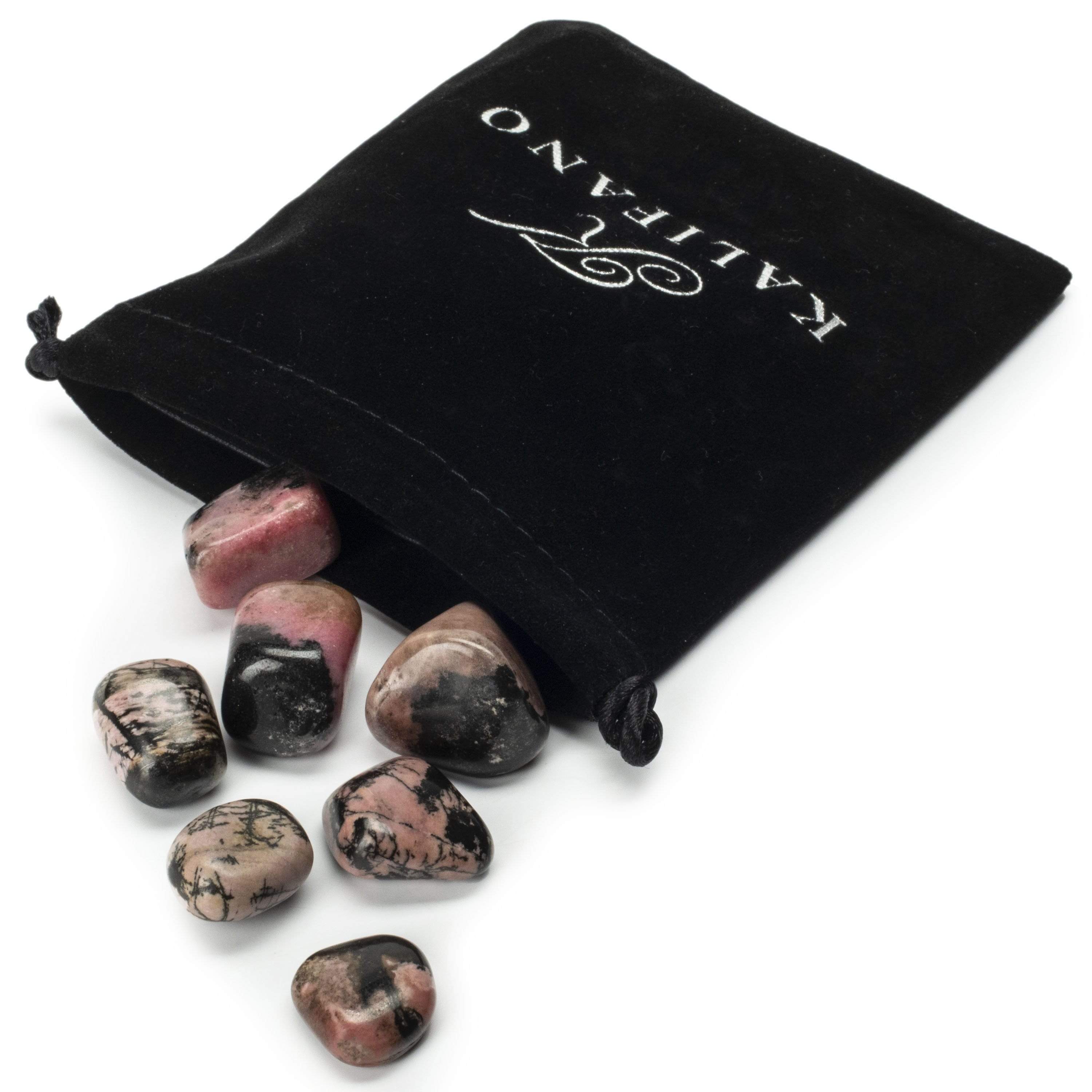 KALIFANO Tumbled Rhodonite TS-RE