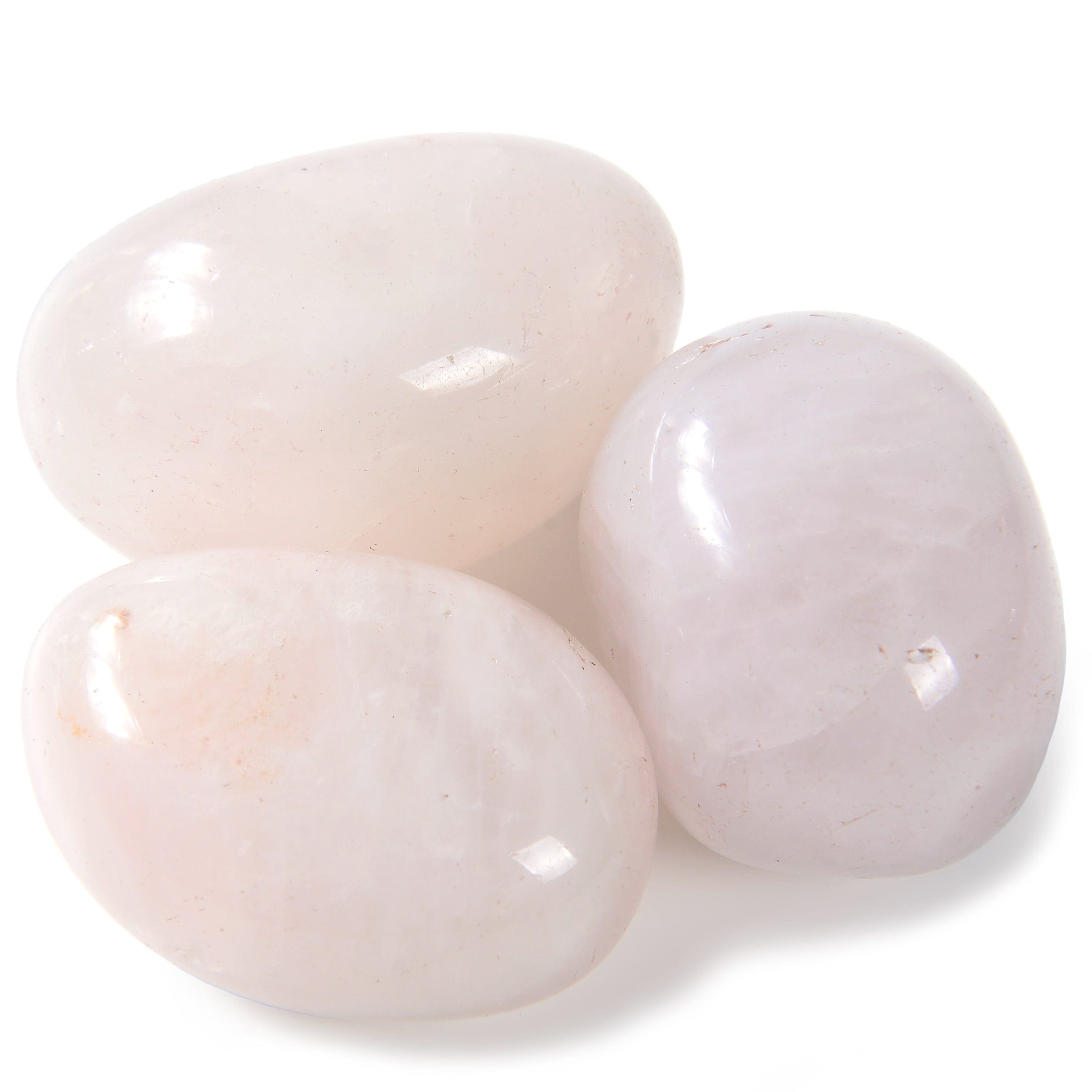 Kalifano TUMBLED STONES Natural Rose Quartz Tumbled Stone TS-RQ