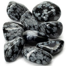 Tumbled Snowflake Obsidian